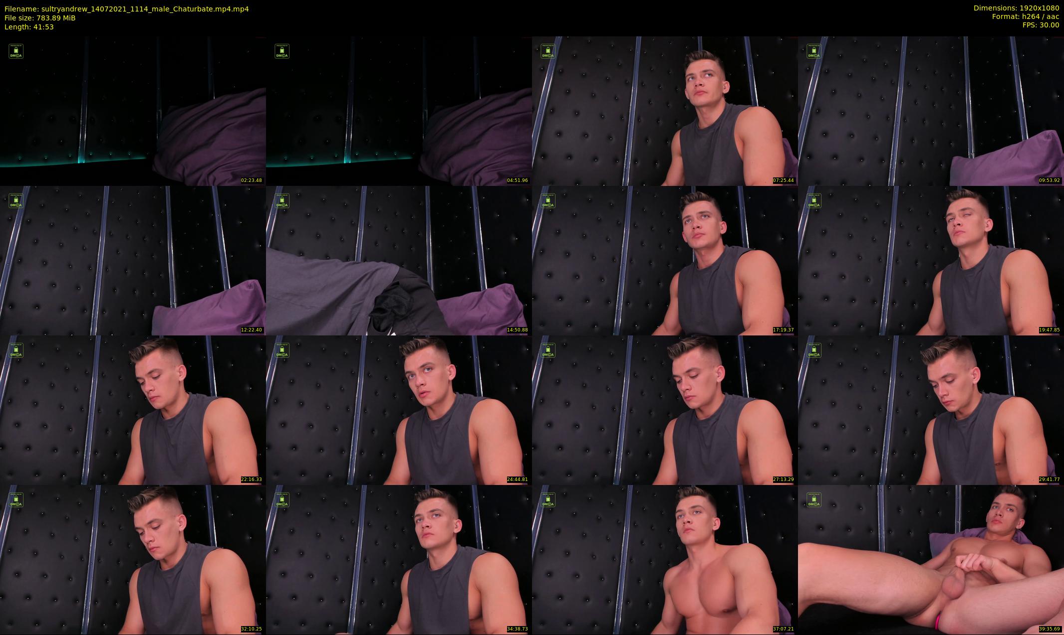 sultryandrew — 42 minute Chaturbate male cam show recording, 1080p, Jul 14, 2021