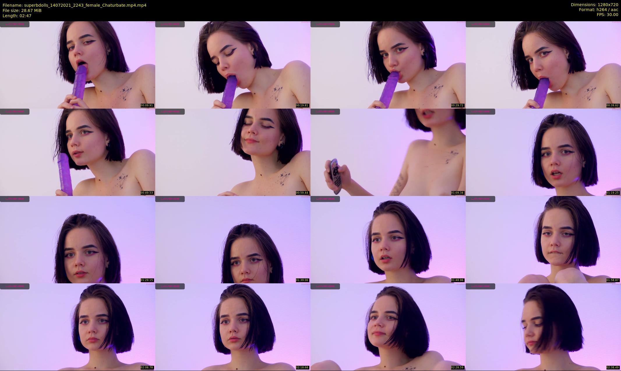 superbdolls — 3 minute Chaturbate couple cam show recording, 720p, Jul 14, 2021