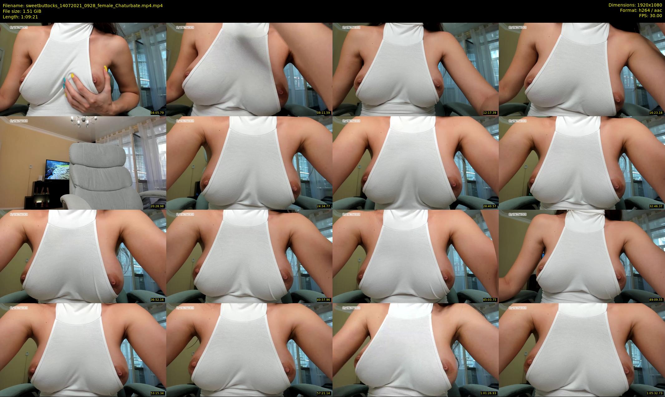 sweetbuttocks — 70 minute Chaturbate female cam show recording, 1080p, Jul 14, 2021