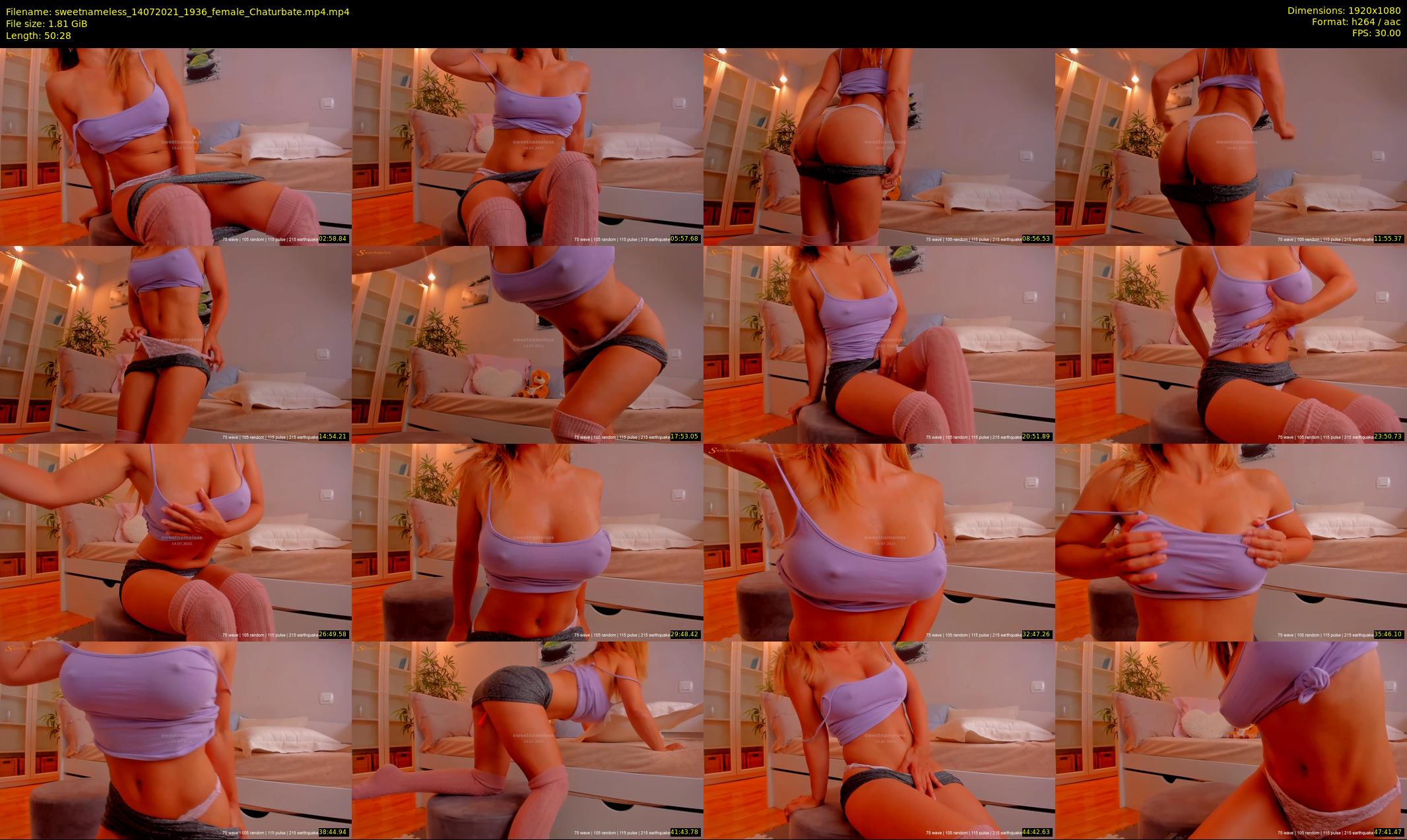 sweetnameless — 51 minute Chaturbate couple cam show recording, 1080p, Jul 14, 2021