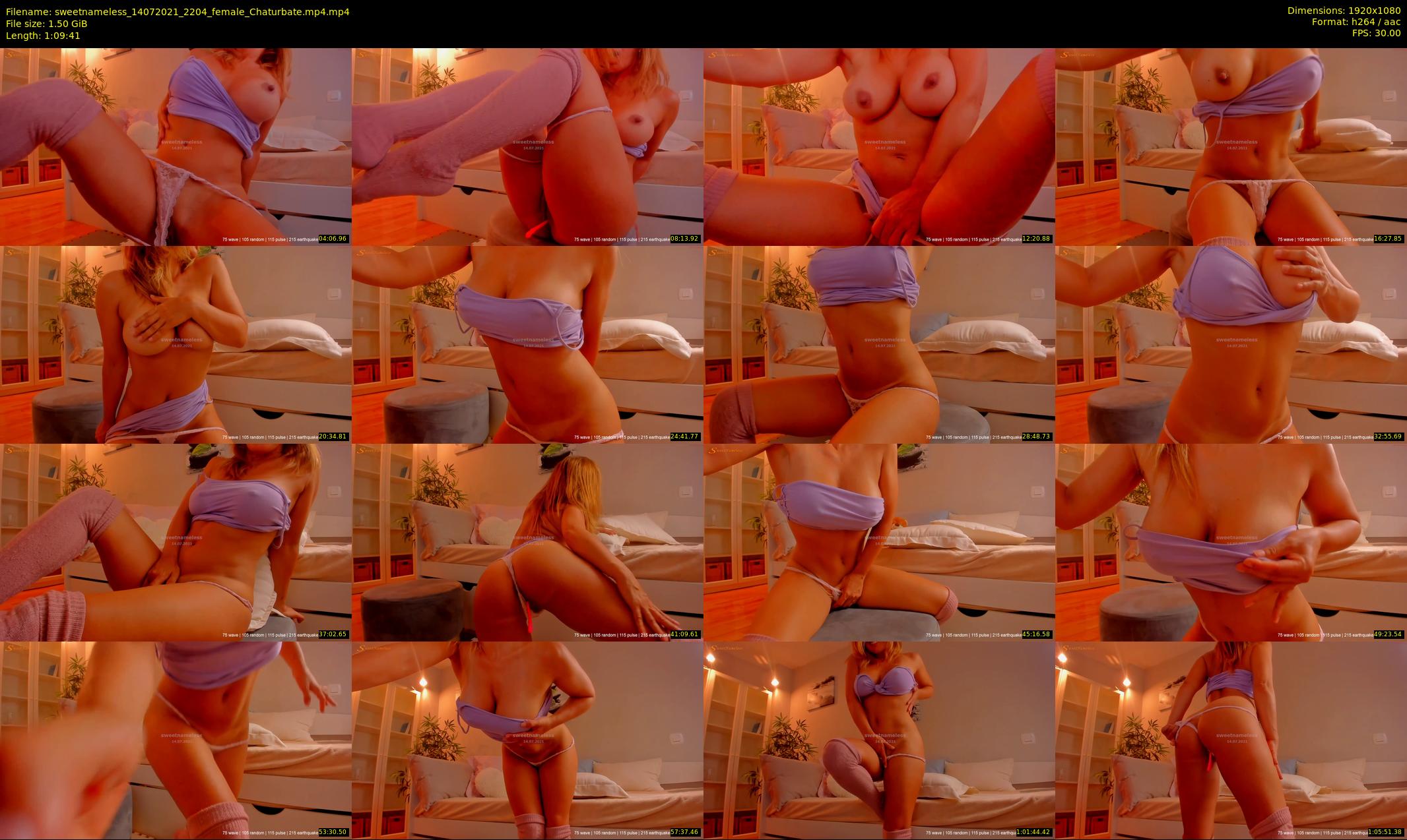 sweetnameless — 70 minute Chaturbate couple cam show recording, 1080p, Jul 14, 2021