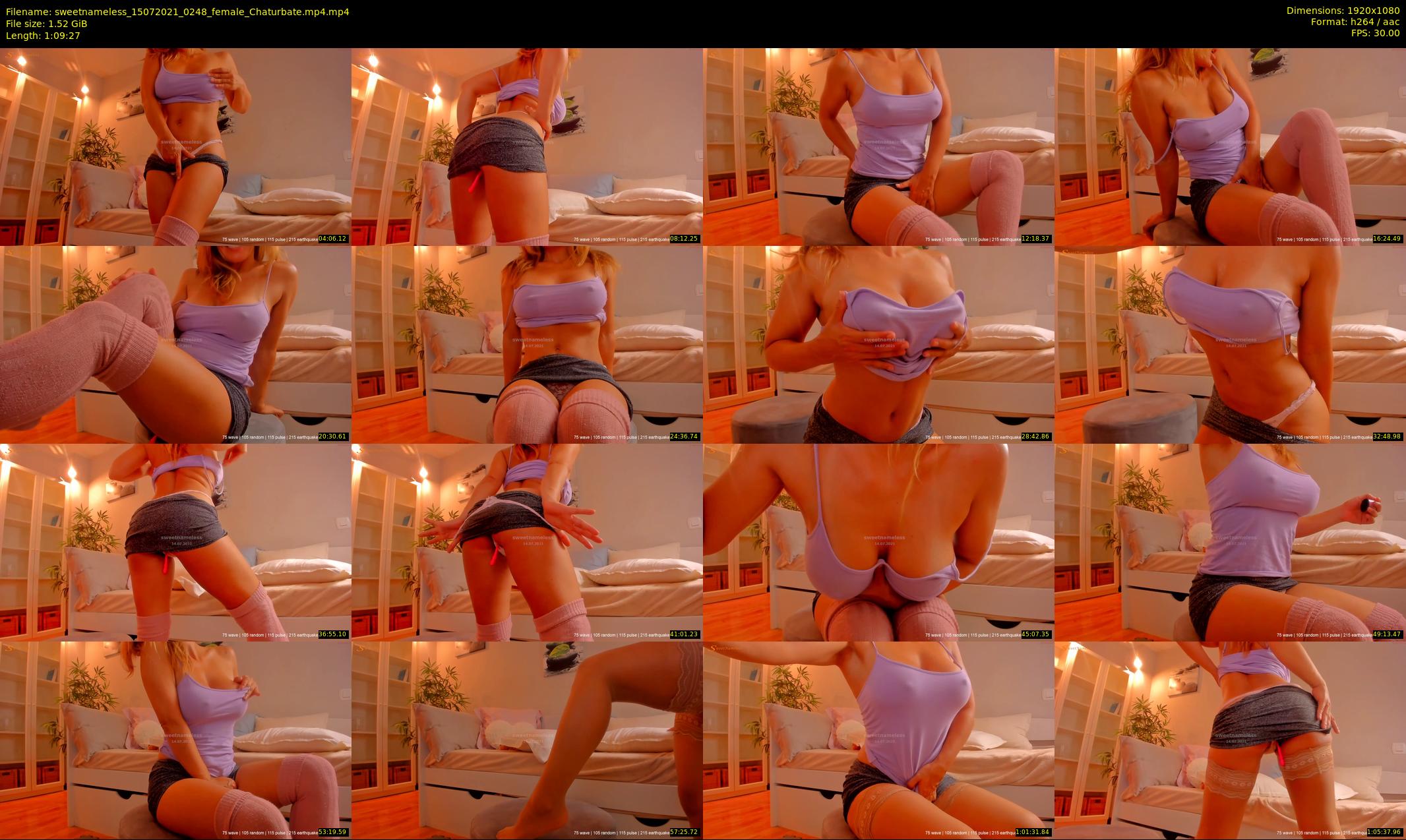 sweetnameless — 70 minute Chaturbate couple cam show recording, 1080p, Jul 15, 2021