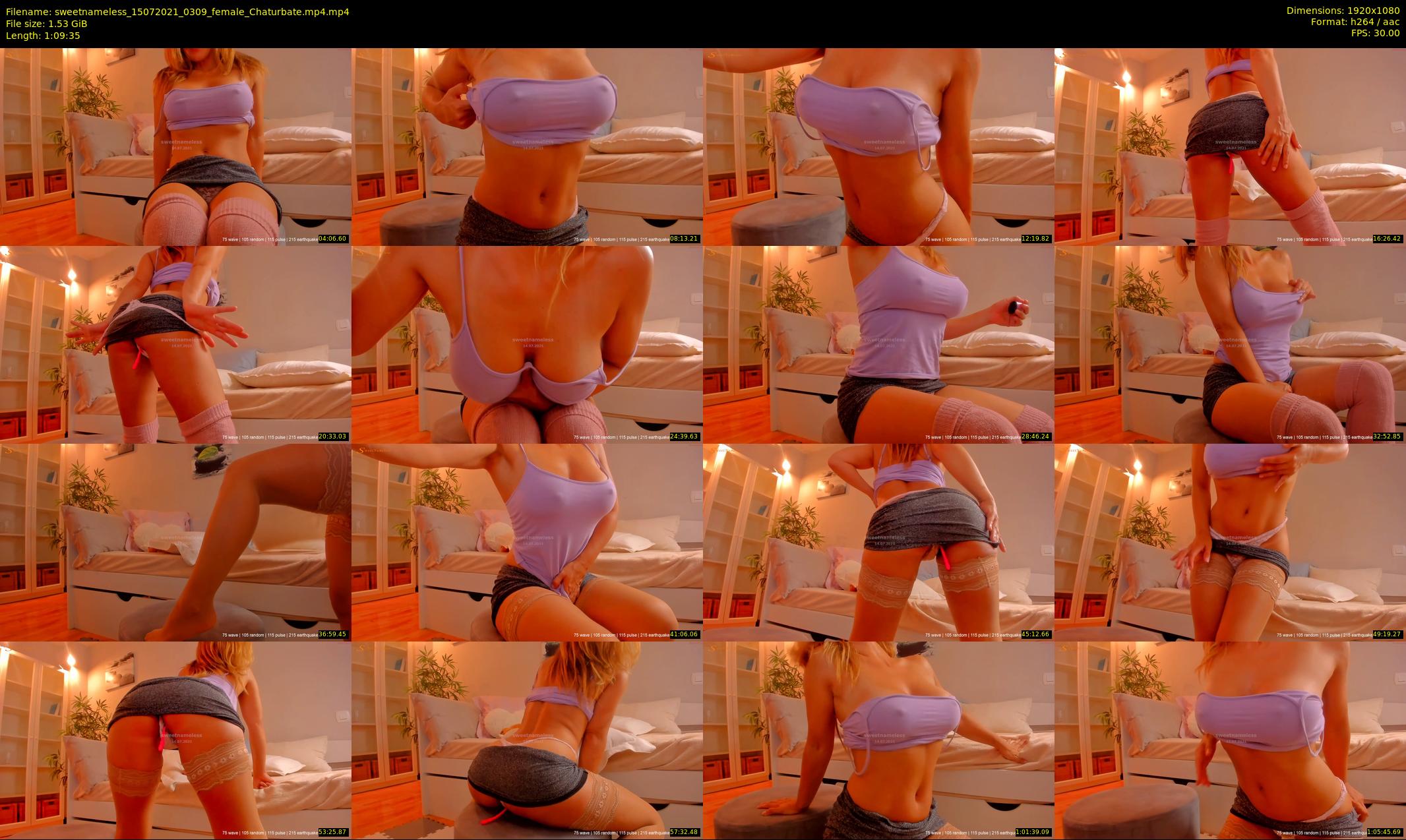 sweetnameless — 70 minute Chaturbate couple cam show recording, 1080p, Jul 15, 2021