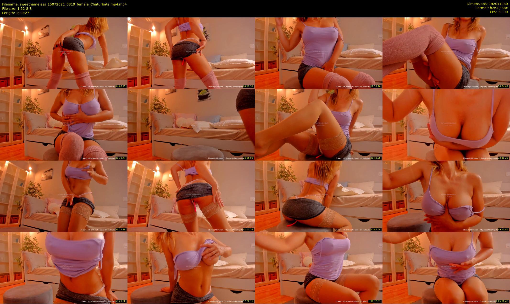 sweetnameless — 70 minute Chaturbate couple cam show recording, 1080p, Jul 15, 2021