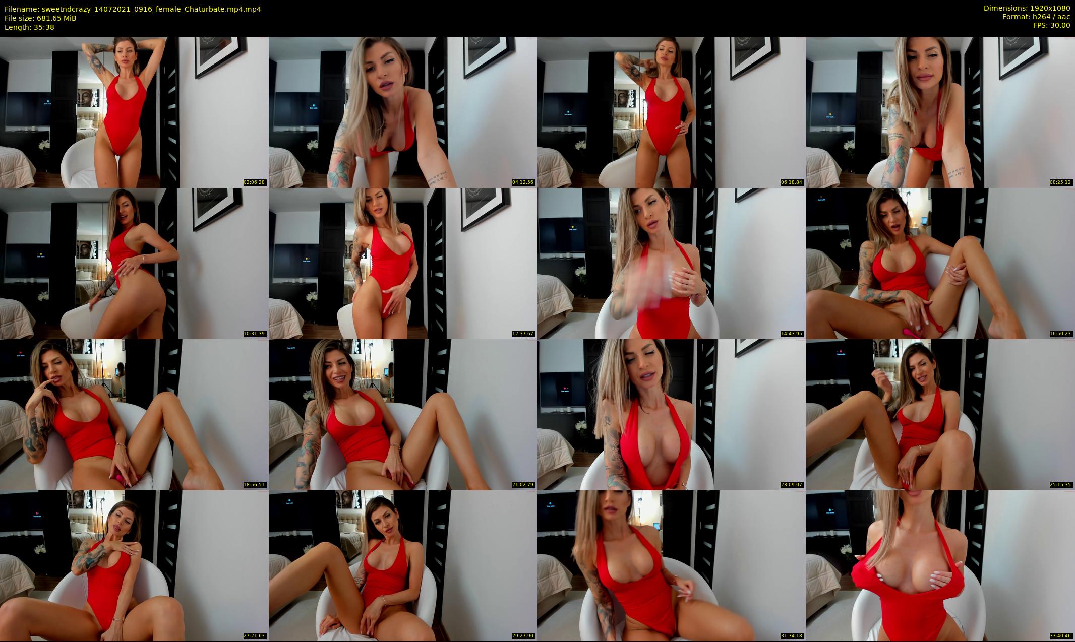 sweetndcrazy — 36 minute Chaturbate female cam show recording, 1080p, Jul 14, 2021