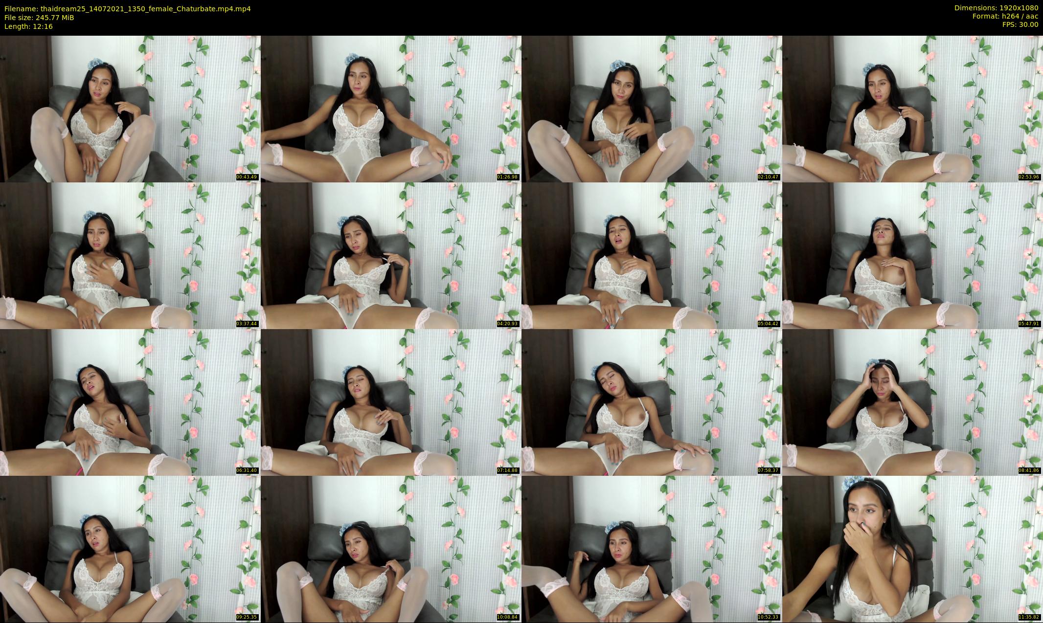 thaidream25 — 13 minute Chaturbate female cam show recording, 1080p, Jul 14, 2021