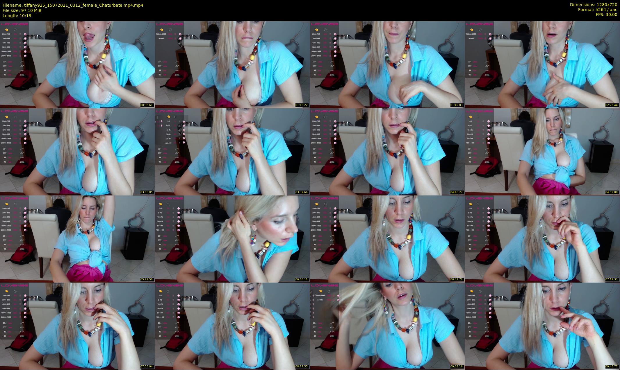 tiffany925 — 11 minute Chaturbate female cam show recording, 720p, Jul 15, 2021