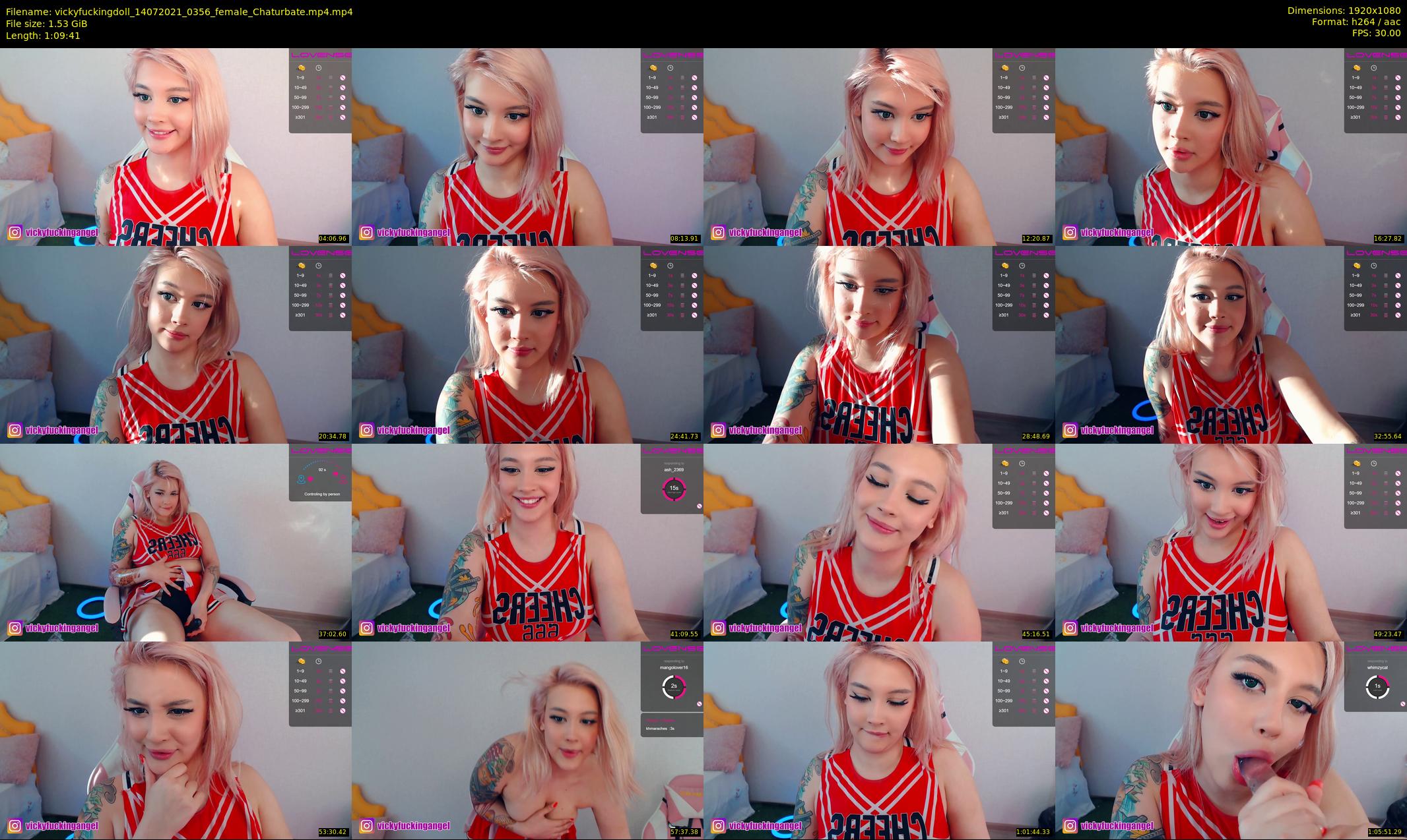 vickyfuckingdoll — 70 minute Chaturbate female cam show recording, 1080p, Jul 14, 2021