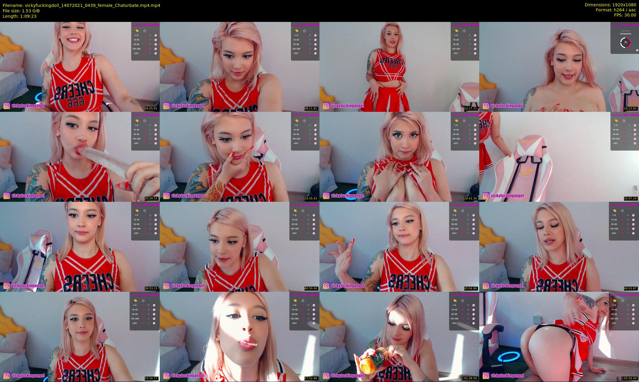 vickyfuckingdoll — 70 minute Chaturbate female cam show recording, 1080p, Jul 14, 2021