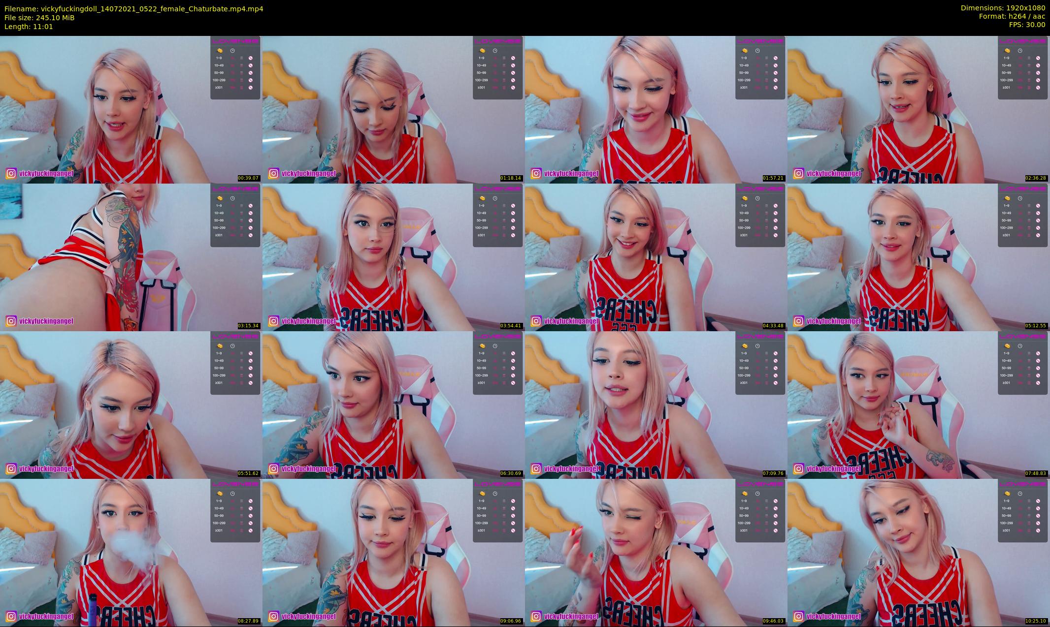 vickyfuckingdoll — 12 minute Chaturbate female cam show recording, 1080p, Jul 14, 2021