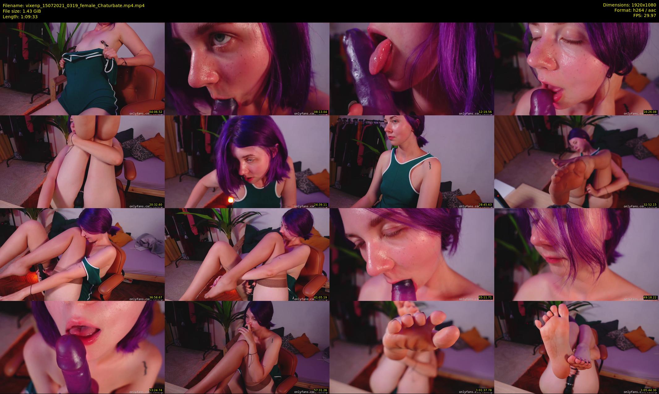 vixenp — 70 minute Chaturbate female cam show recording, 1080p, Jul 15, 2021