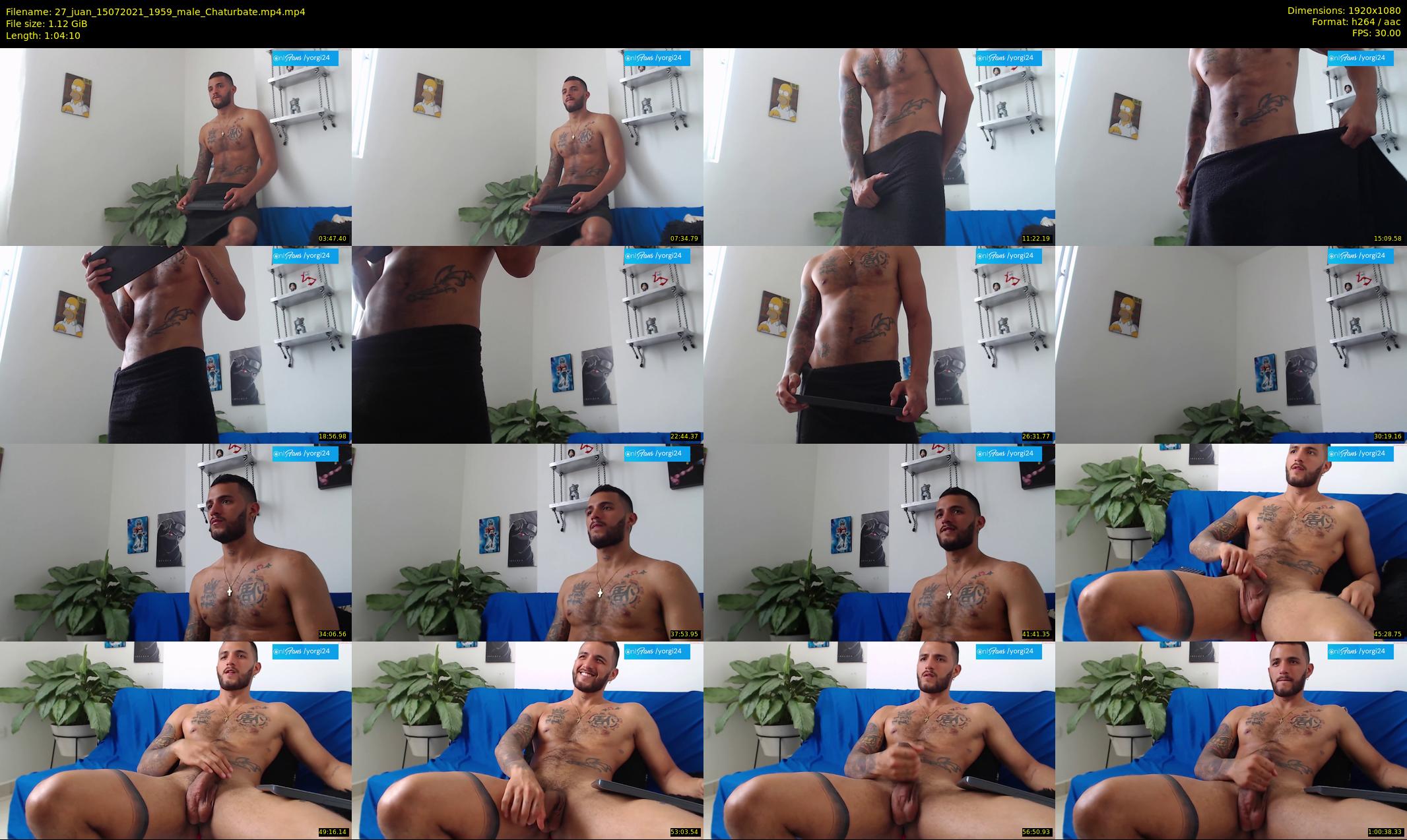 27_juan — 65 minute Chaturbate male cam show recording, 1080p, Jul 15, 2021