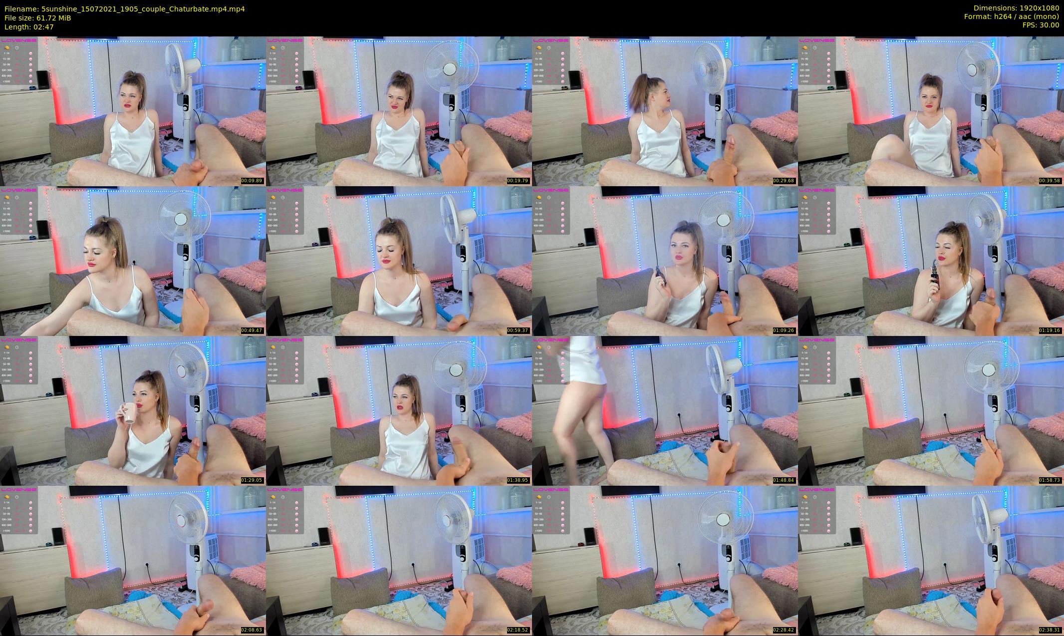 5sunshine — 3 minute Chaturbate couple cam show recording, 1080p, Jul 15, 2021