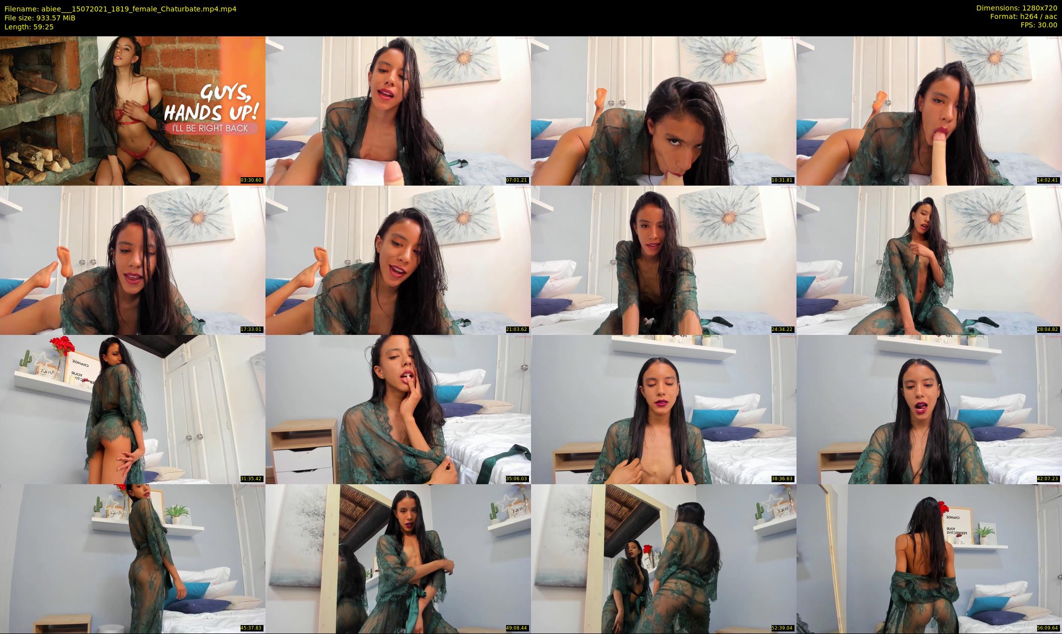 abiee__ — 60 minute Chaturbate female cam show recording, 720p, Jul 15, 2021