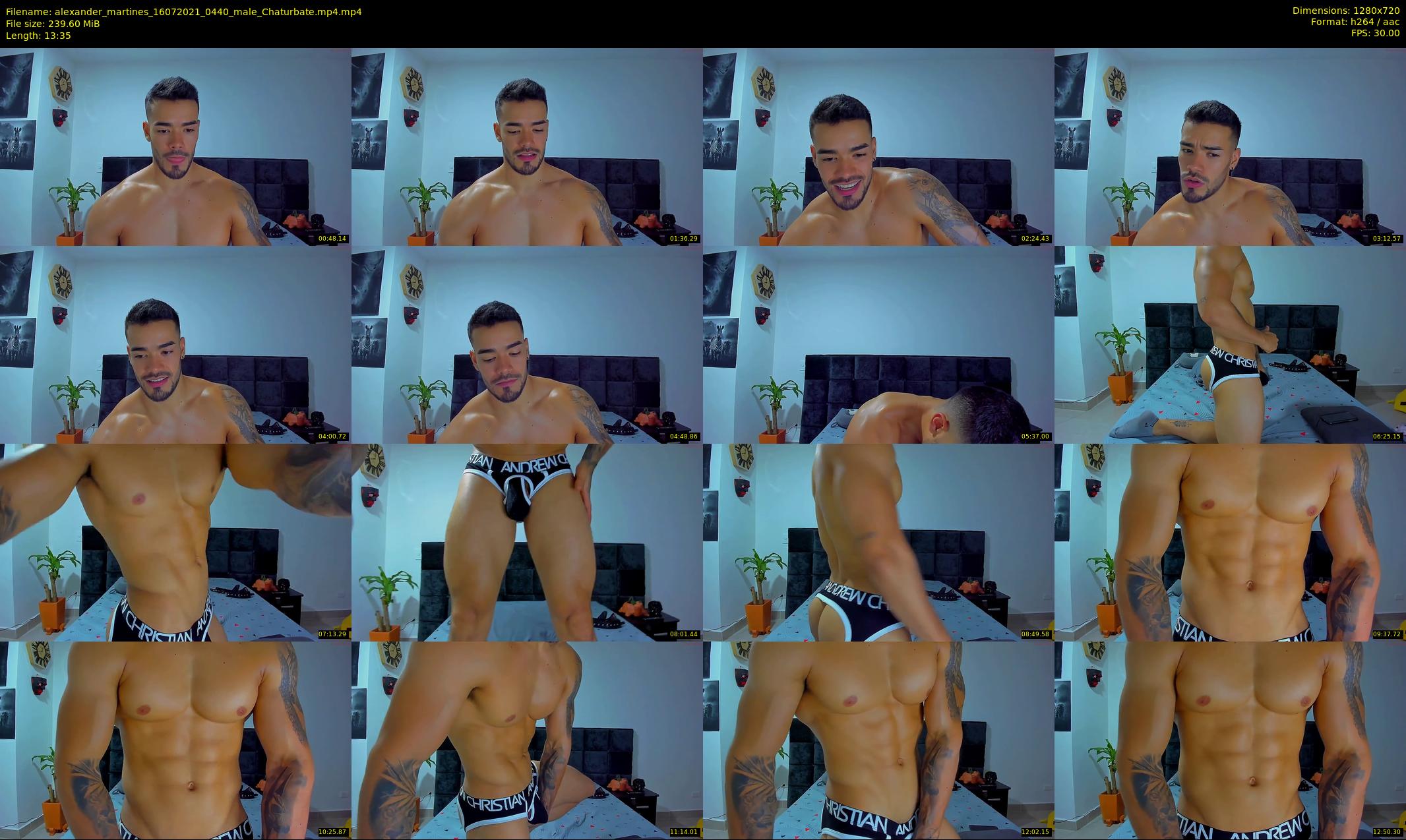 alexander_martines — 14 minute Chaturbate male cam show recording, 720p, Jul 16, 2021