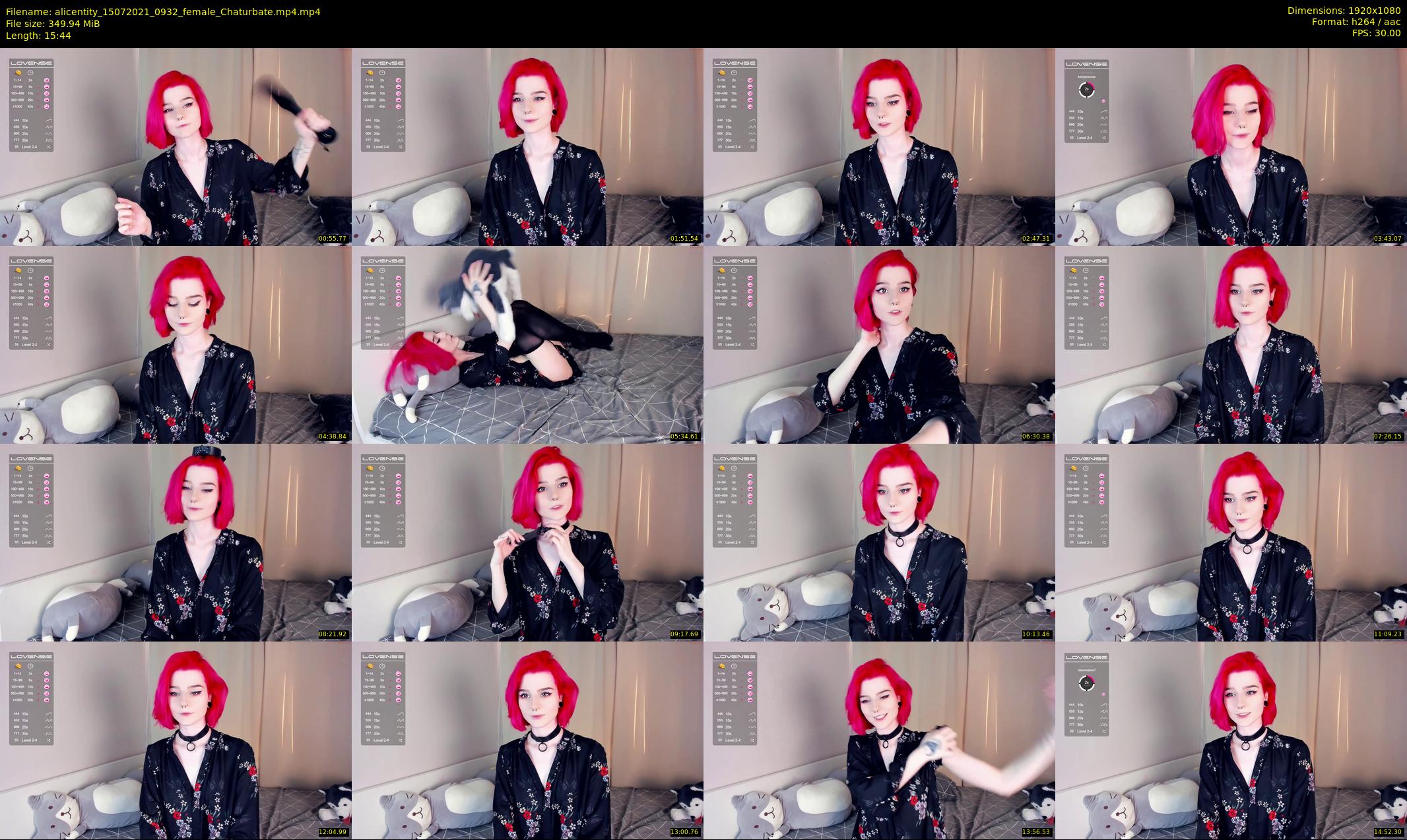 alicentity — 16 minute Chaturbate female cam show recording, 1080p, Jul 15, 2021