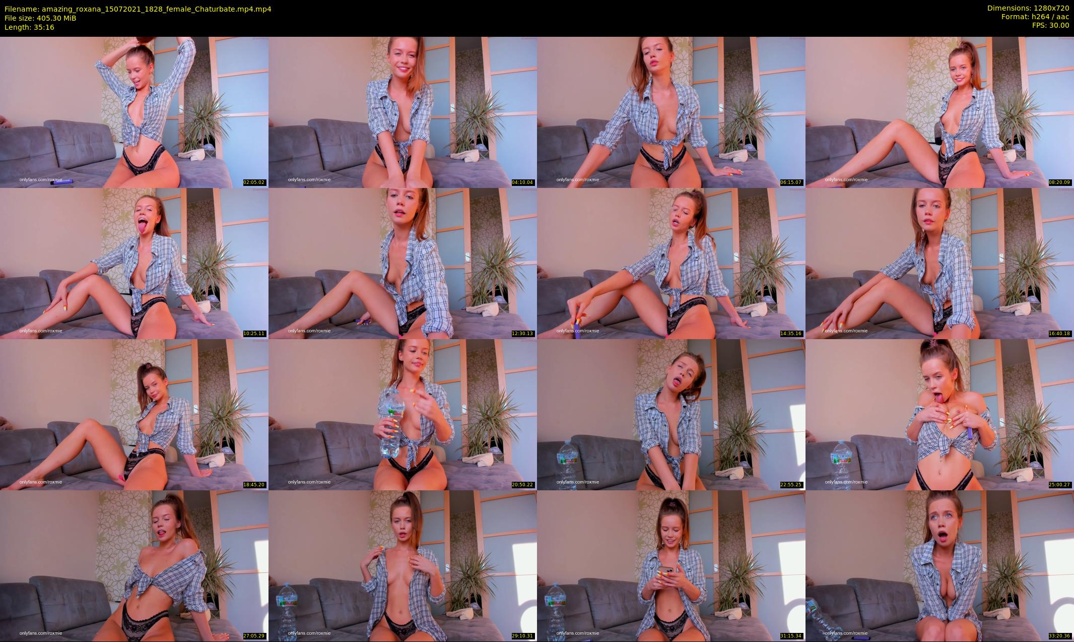 amazing_roxana — 36 minute Chaturbate female cam show recording, 720p, Jul 15, 2021