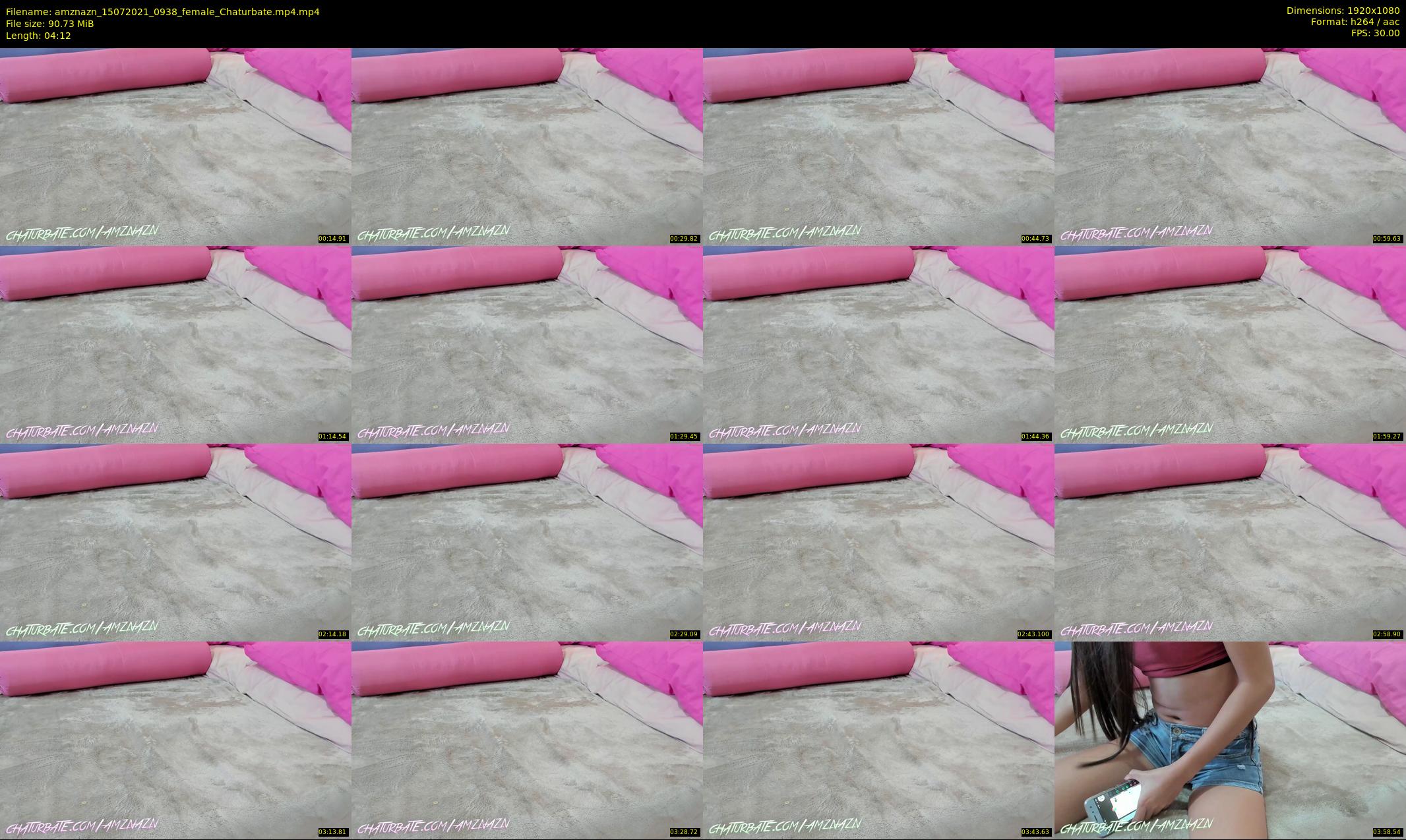 amznazn — 5 minute Chaturbate female cam show recording, 1080p, Jul 15, 2021
