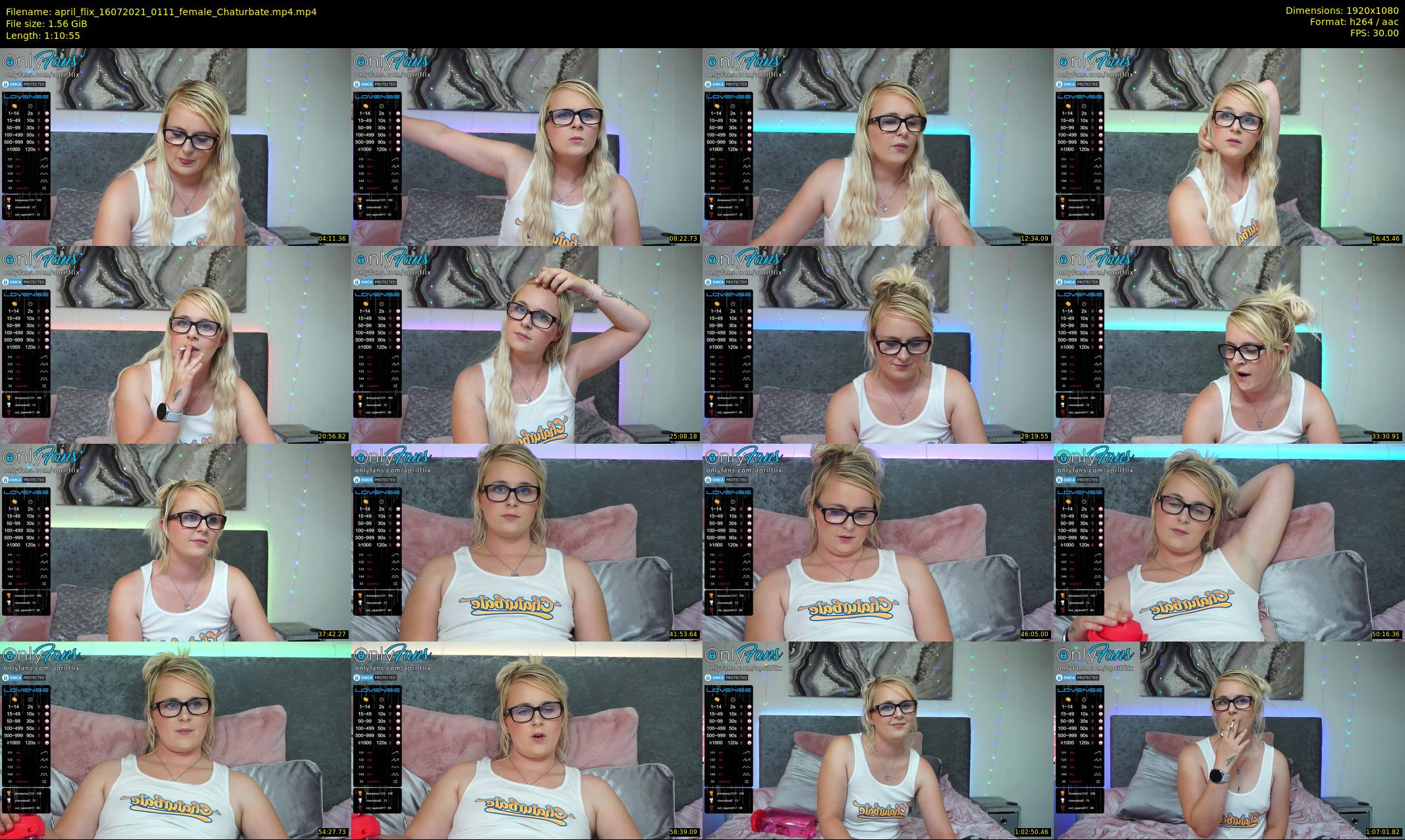 april_flix — 71 minute Chaturbate female cam show recording, 1080p, Jul 16, 2021
