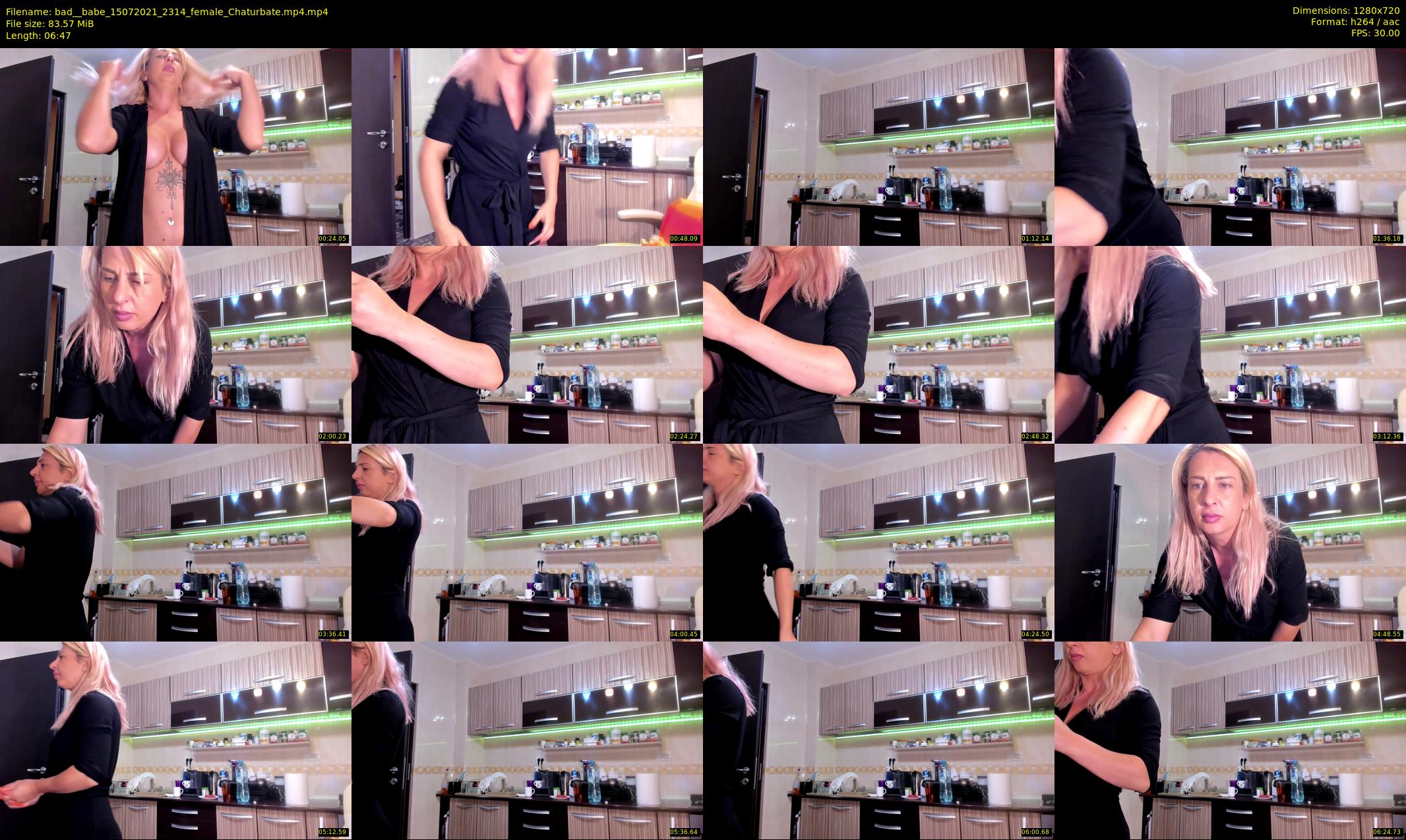 bad__babe — 7 minute Chaturbate female cam show recording, 720p, Jul 15, 2021
