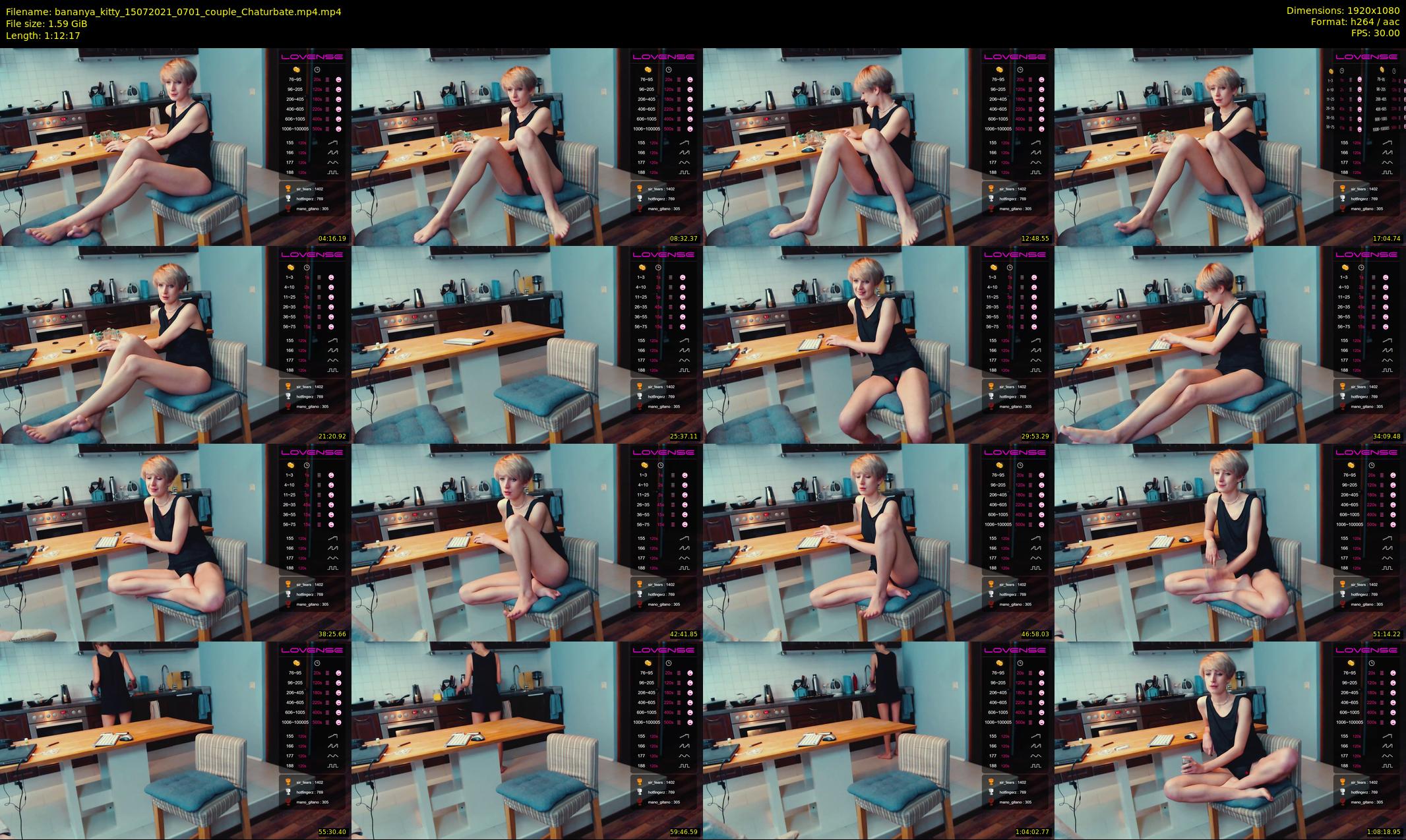 bananya_kitty — 73 minute Chaturbate couple cam show recording, 1080p, Jul 15, 2021