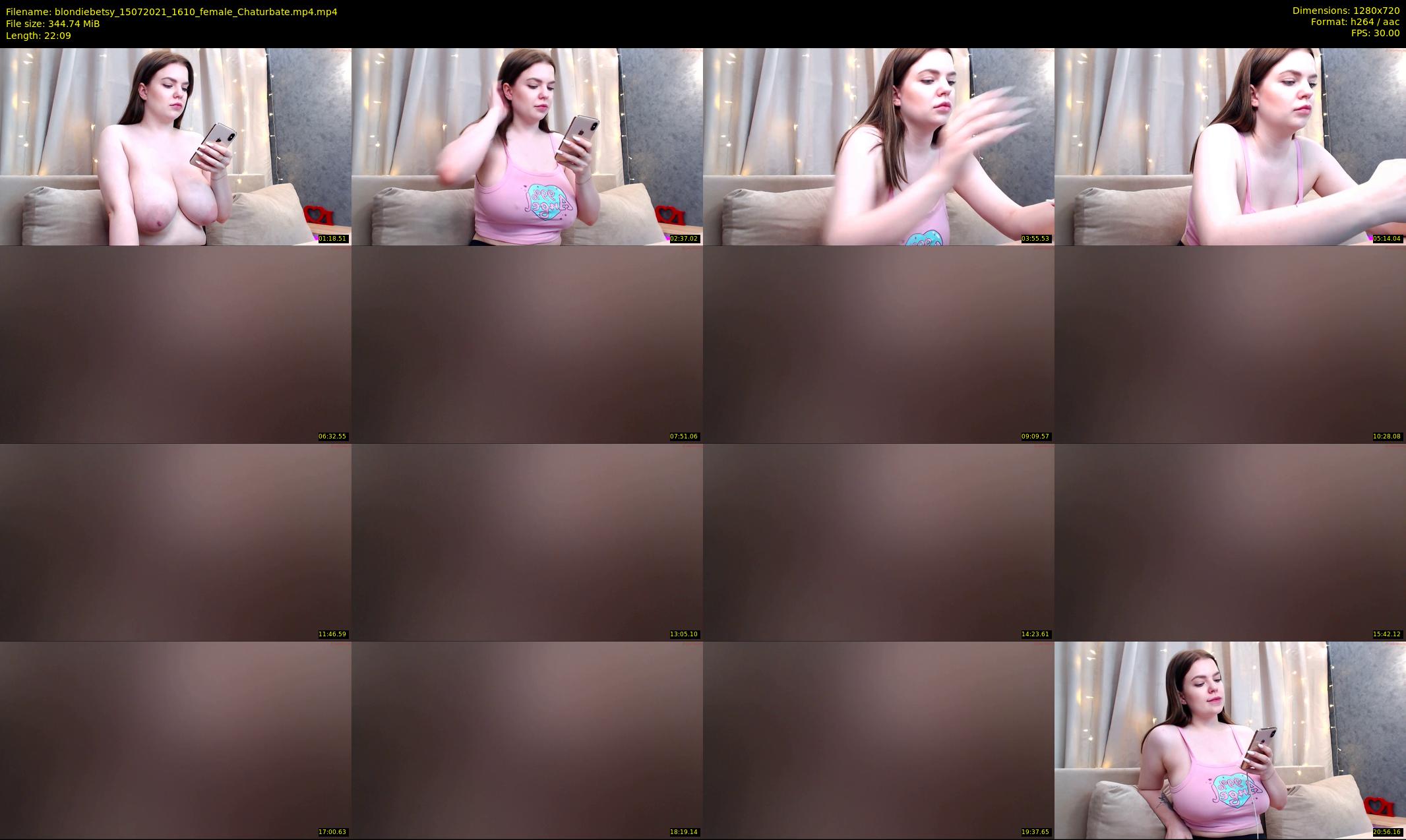 blondiebetsy — 23 minute Chaturbate female cam show recording, 720p, Jul 15, 2021