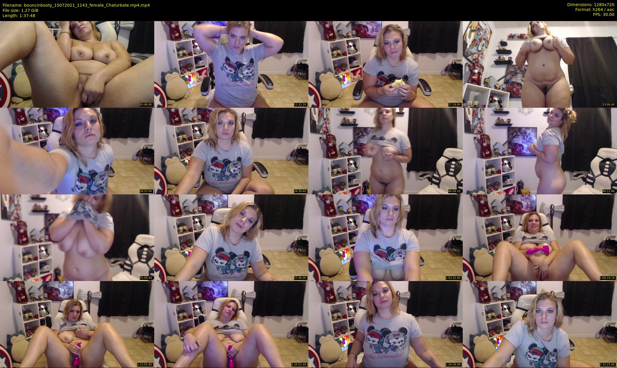 bouncinbooty — 98 minute Chaturbate female cam show recording, 720p, Jul 15, 2021