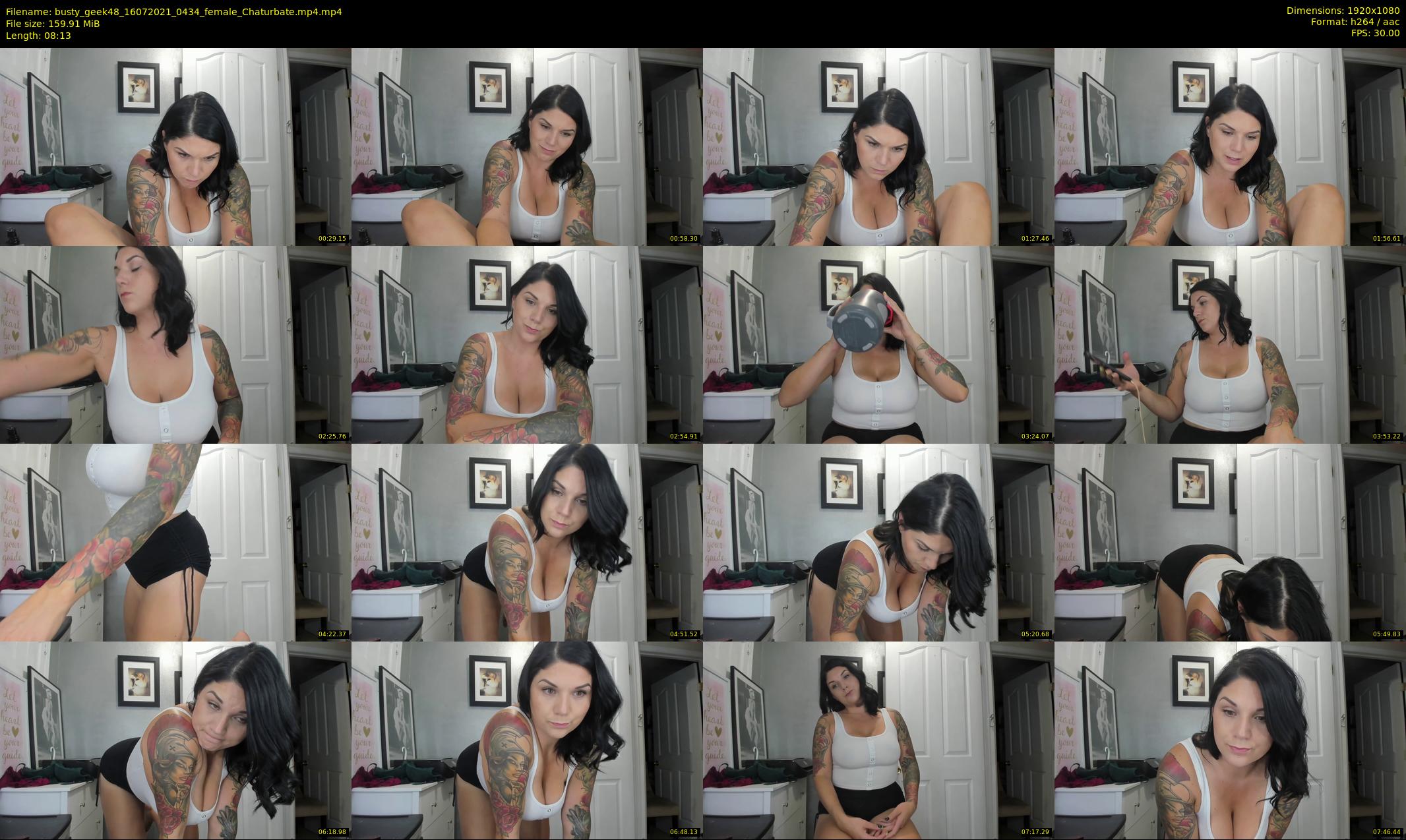 busty_geek48 — 9 minute Chaturbate female cam show recording, 1080p, Jul 16, 2021