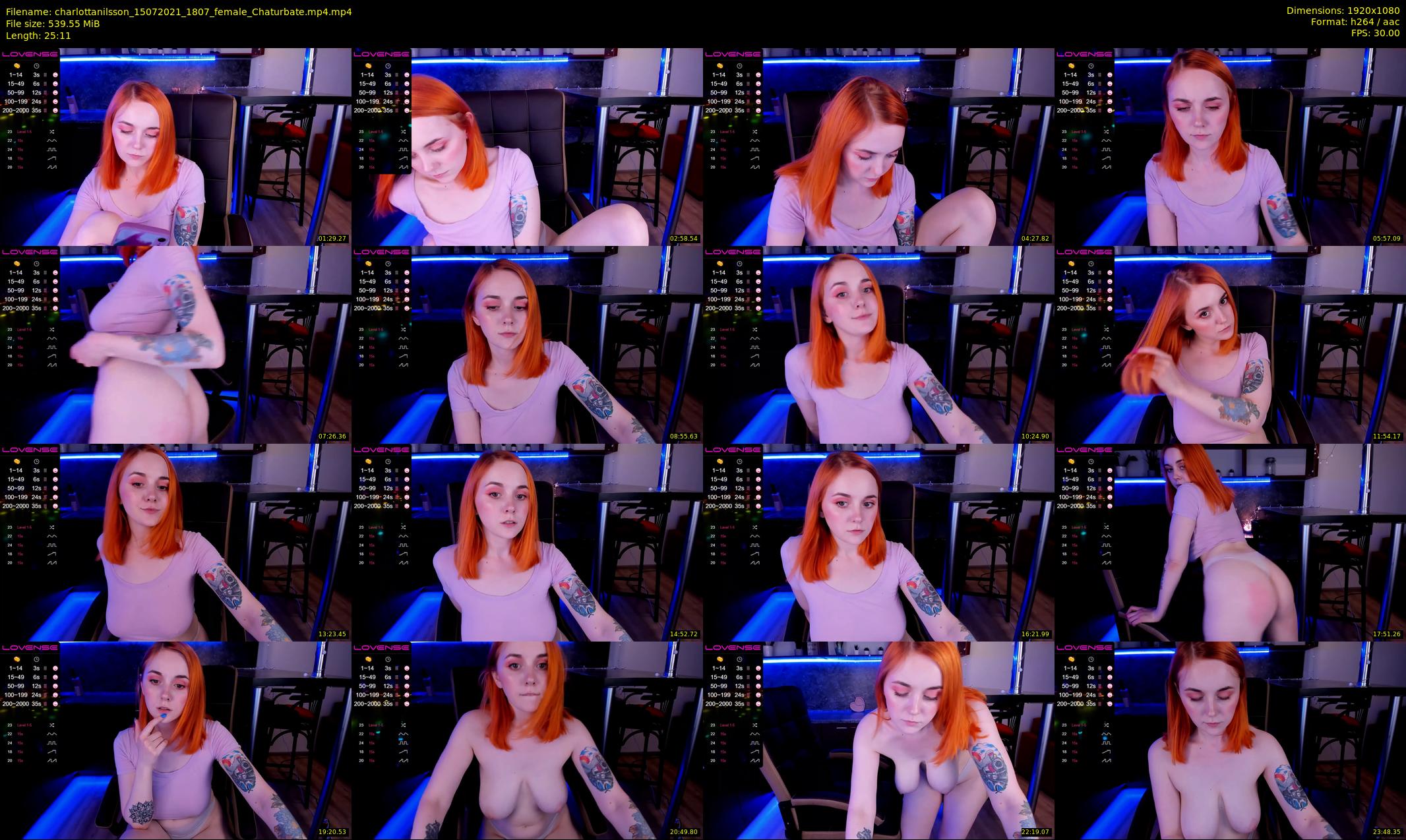 charlottanilsson — 26 minute Chaturbate female cam show recording, 1080p, Jul 15, 2021