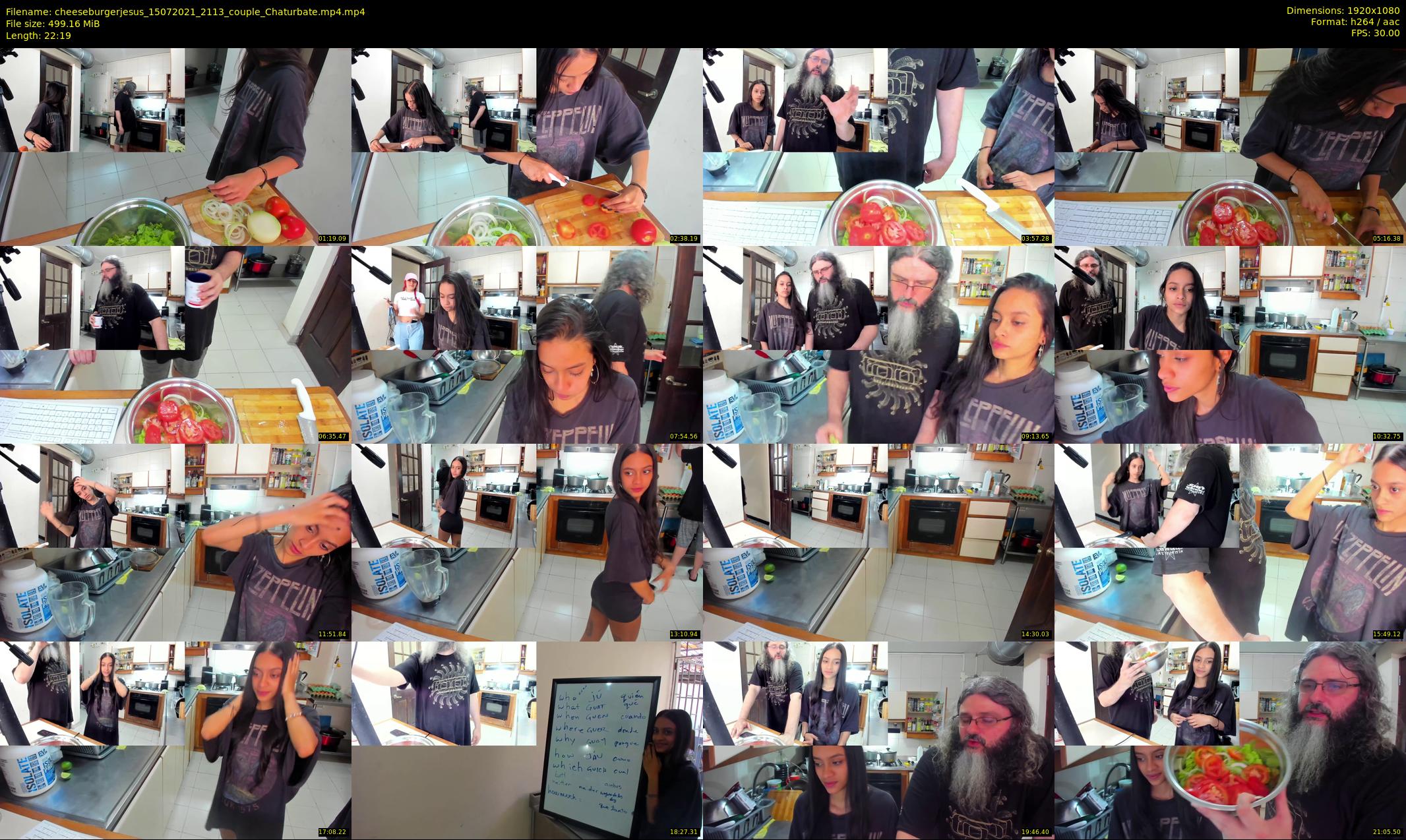 cheeseburgerjesus — 23 minute Chaturbate couple cam show recording, 1080p, Jul 15, 2021
