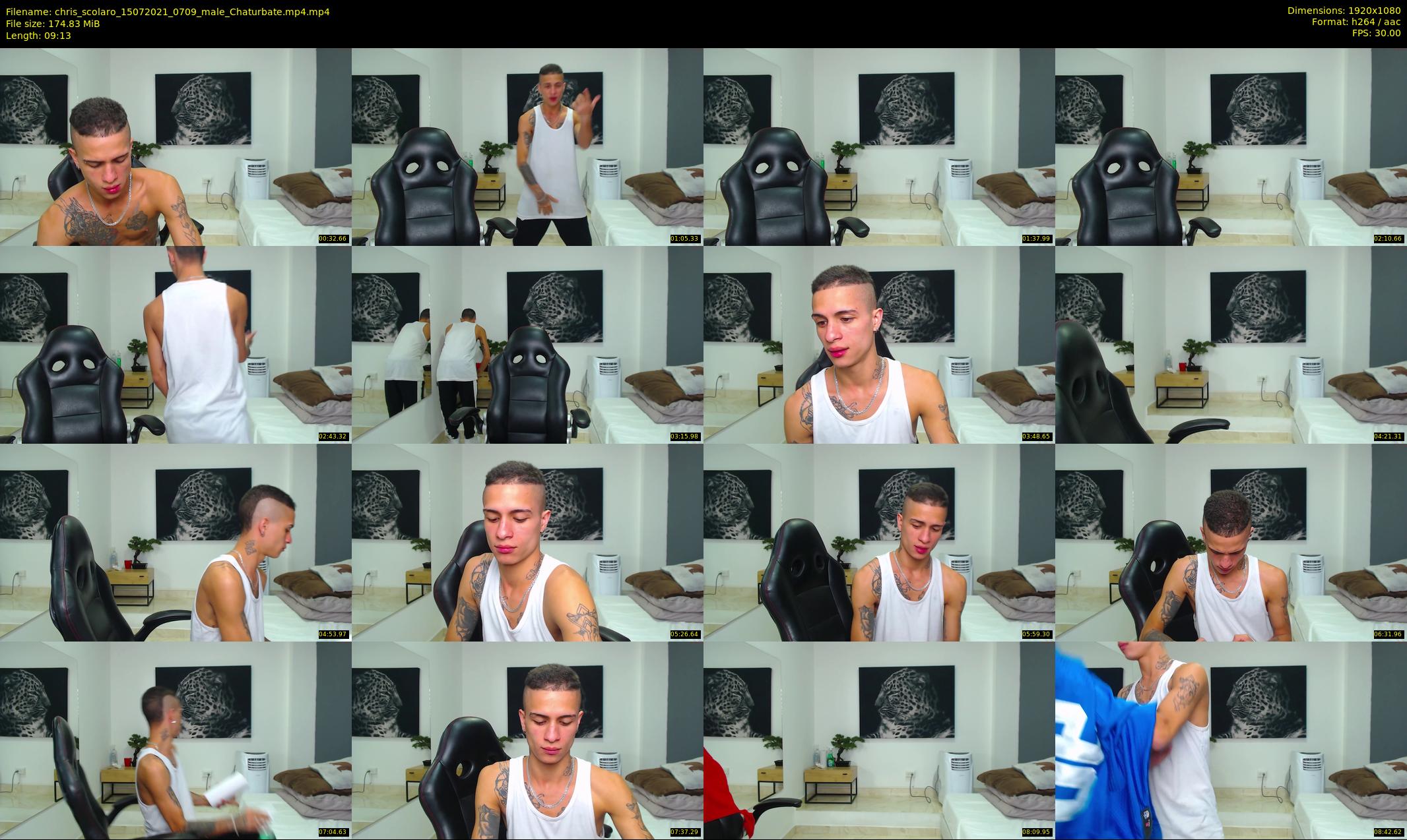 chris_scolaro — 10 minute Chaturbate male cam show recording, 1080p, Jul 15, 2021