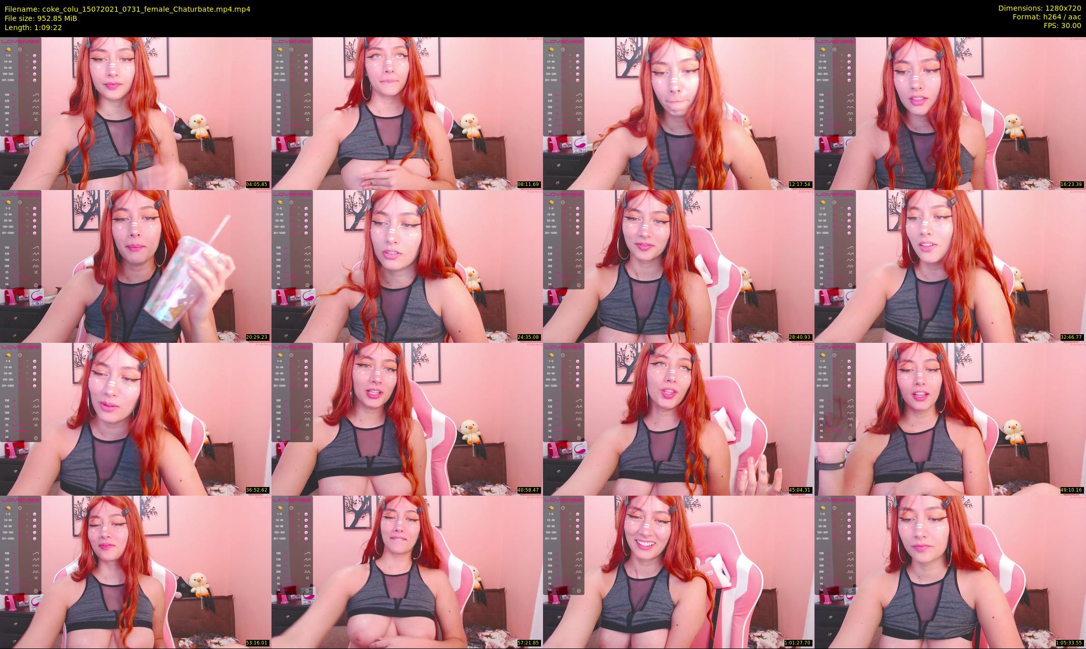 coke_colu — 70 minute Chaturbate female cam show recording, 720p, Jul 15, 2021