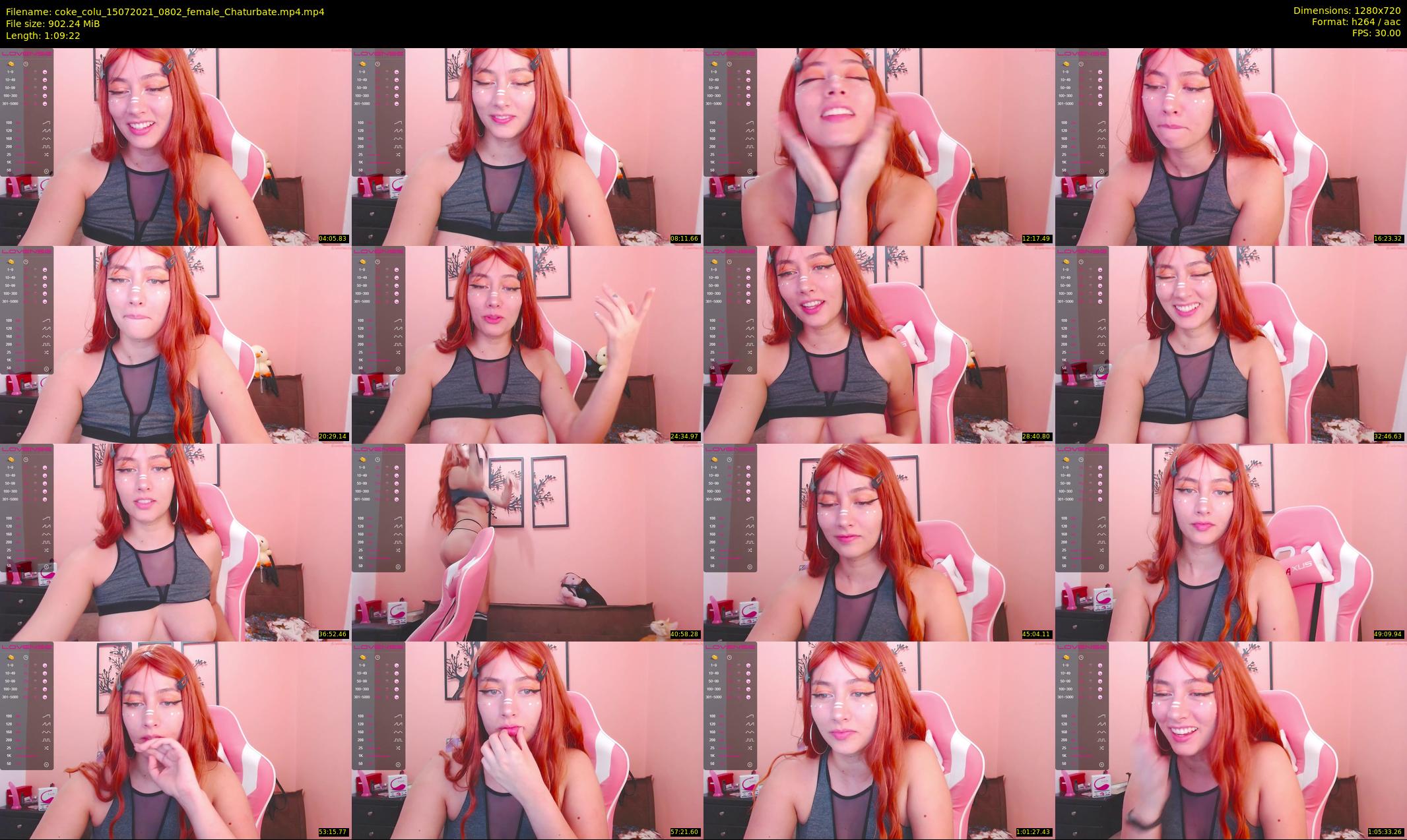 coke_colu — 70 minute Chaturbate female cam show recording, 720p, Jul 15, 2021