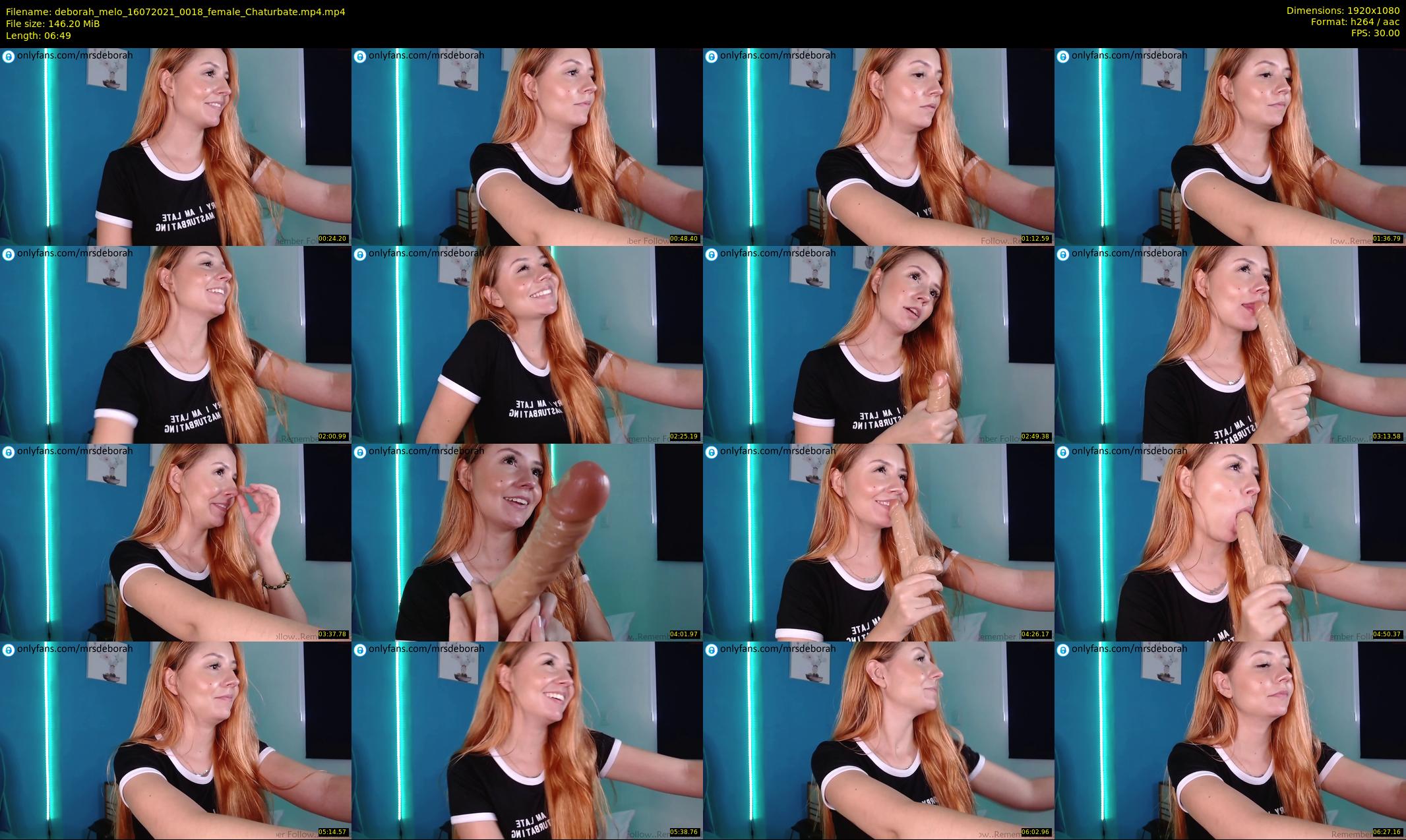 deborah_melo — 7 minute Chaturbate female cam show recording, 1080p, Jul 16, 2021