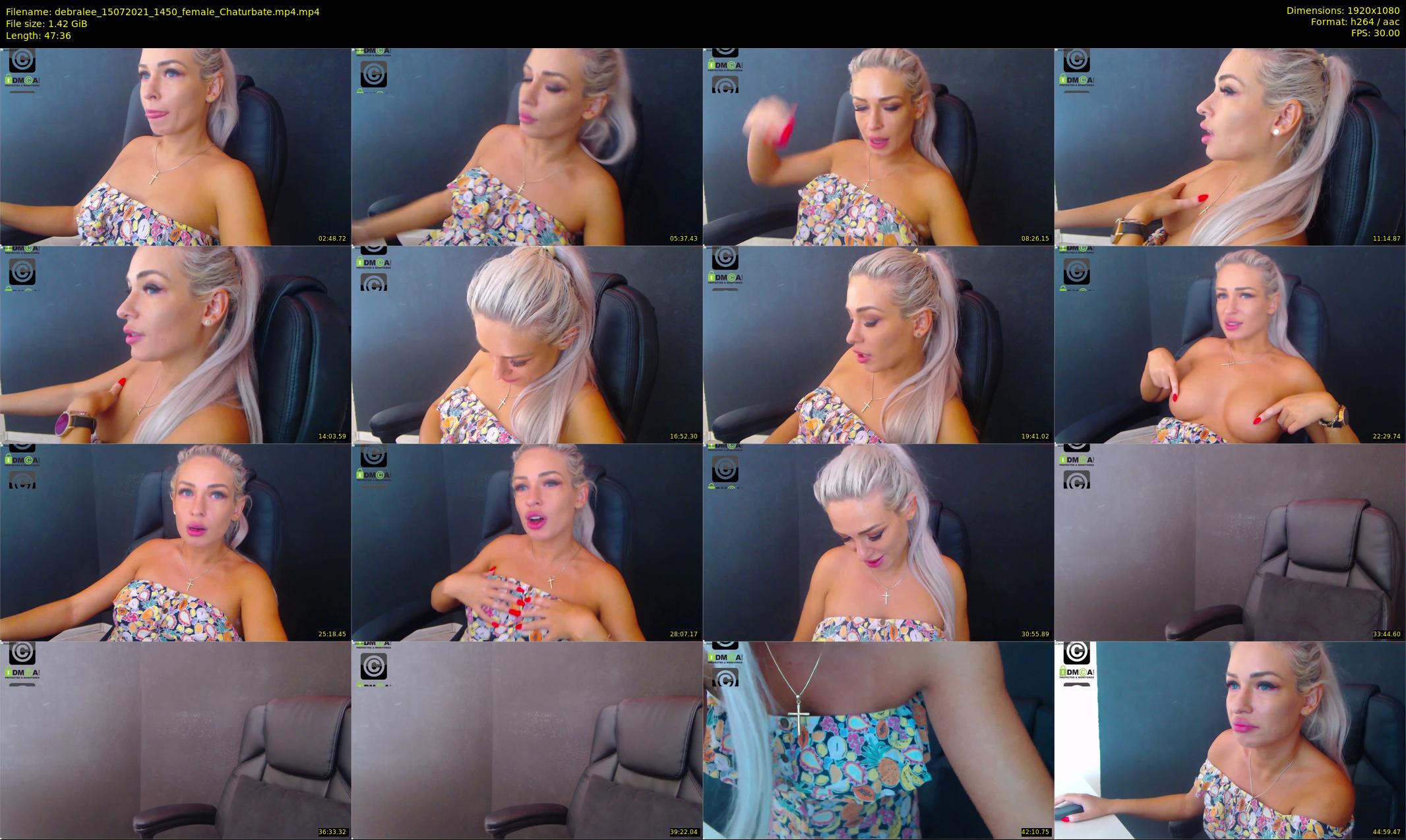 debralee — 48 minute Chaturbate female cam show recording, 1080p, Jul 15, 2021