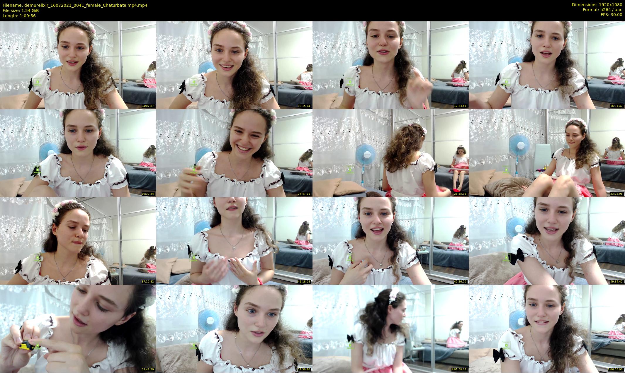 demurelixir — 70 minute Chaturbate female cam show recording, 1080p, Jul 16, 2021
