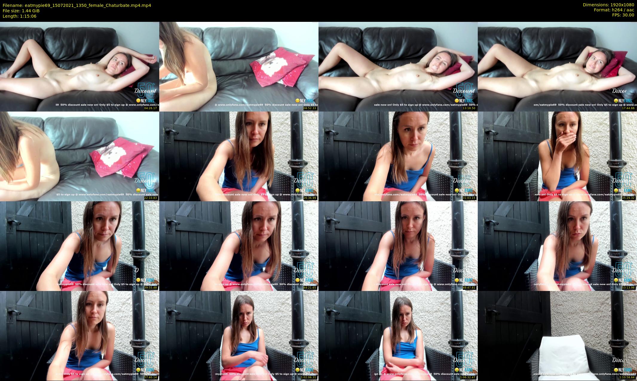 eatmypie69 — 76 minute Chaturbate female cam show recording, 1080p, Jul 15, 2021