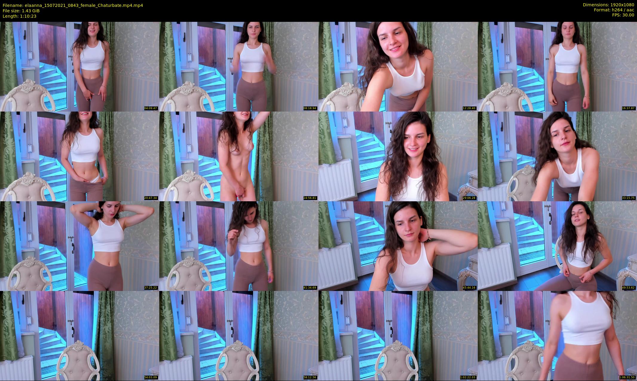 elaanna — 71 minute Chaturbate female cam show recording, 1080p, Jul 15, 2021