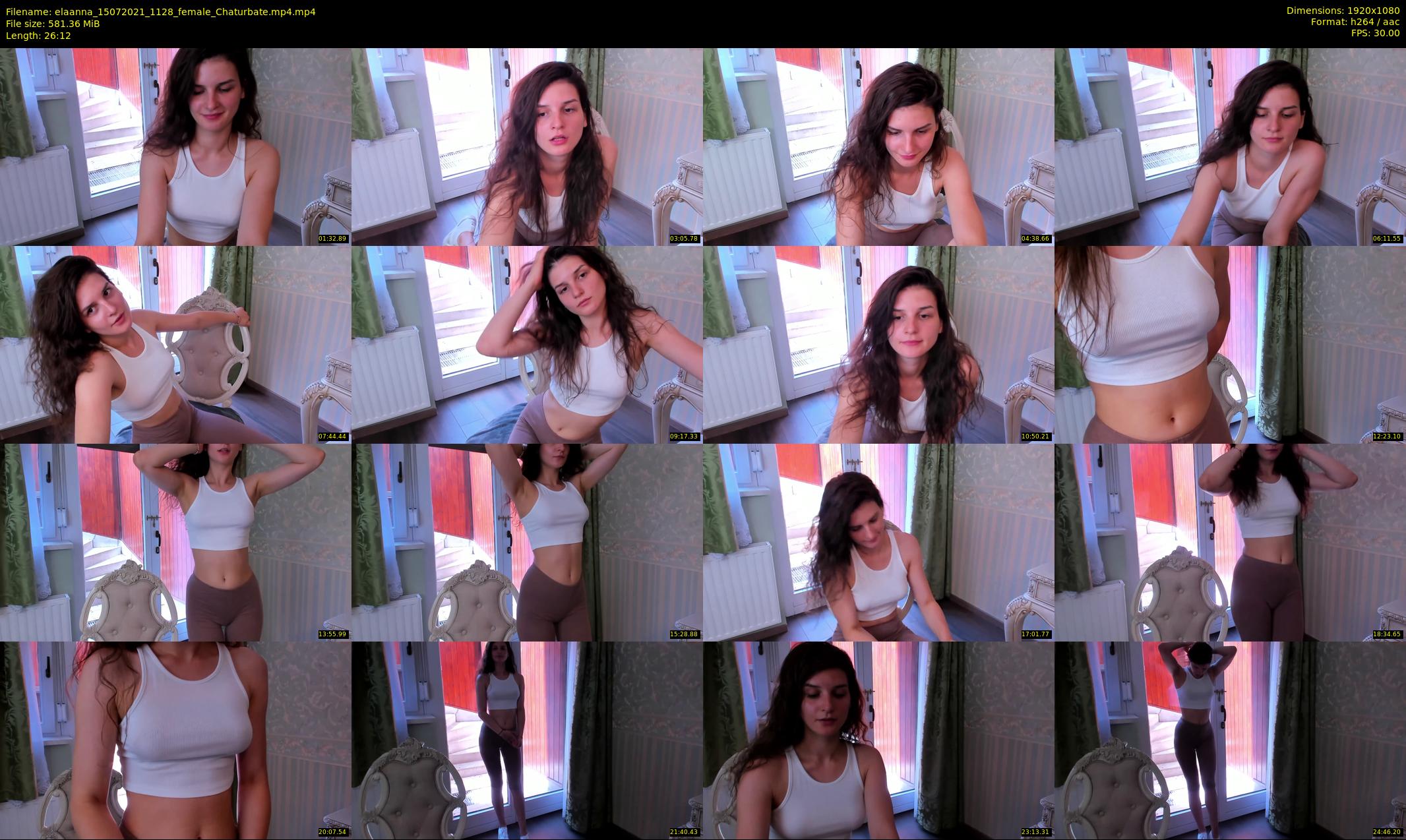 elaanna — 27 minute Chaturbate female cam show recording, 1080p, Jul 15, 2021