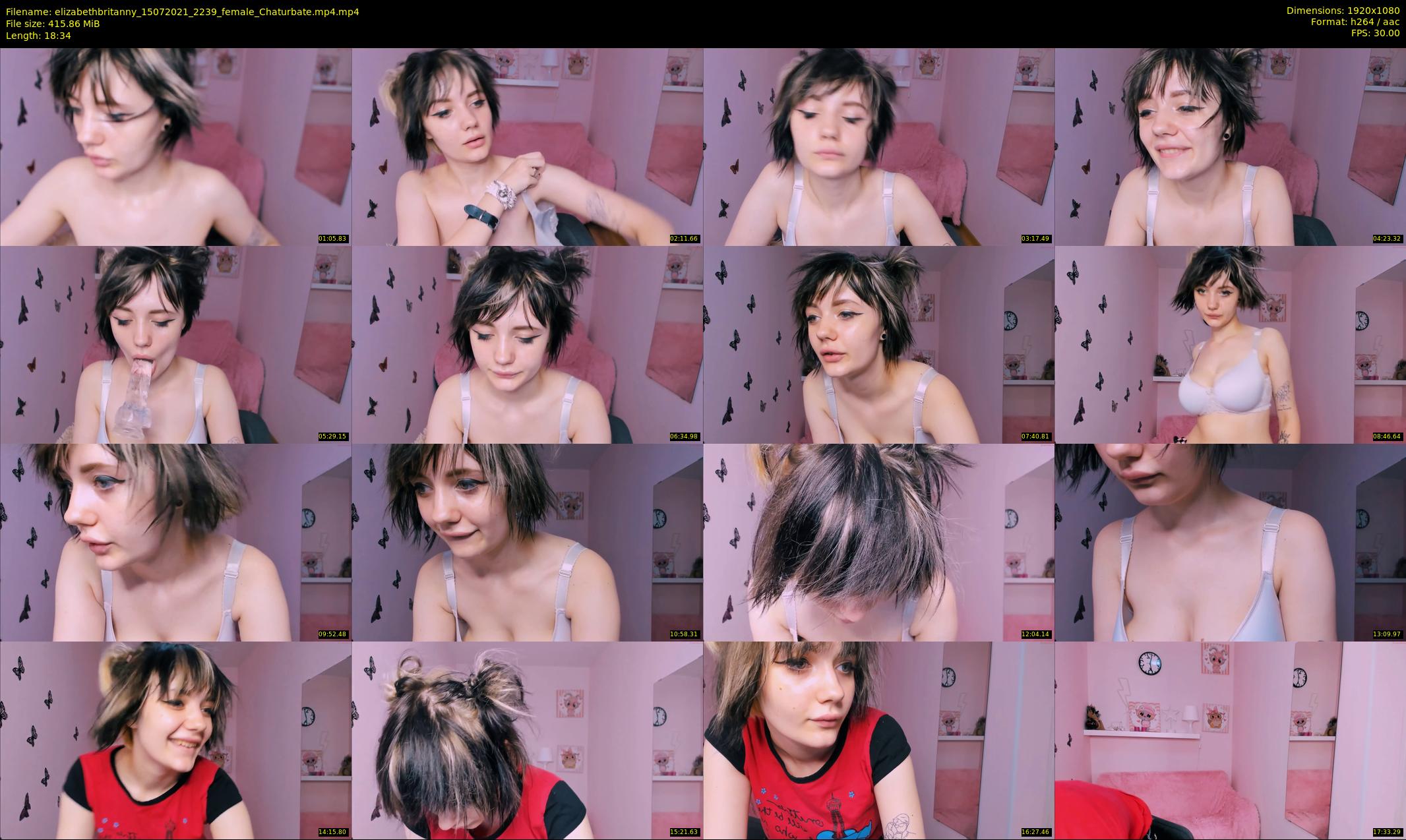 elizabethbritanny — 19 minute Chaturbate female cam show recording, 1080p, Jul 15, 2021