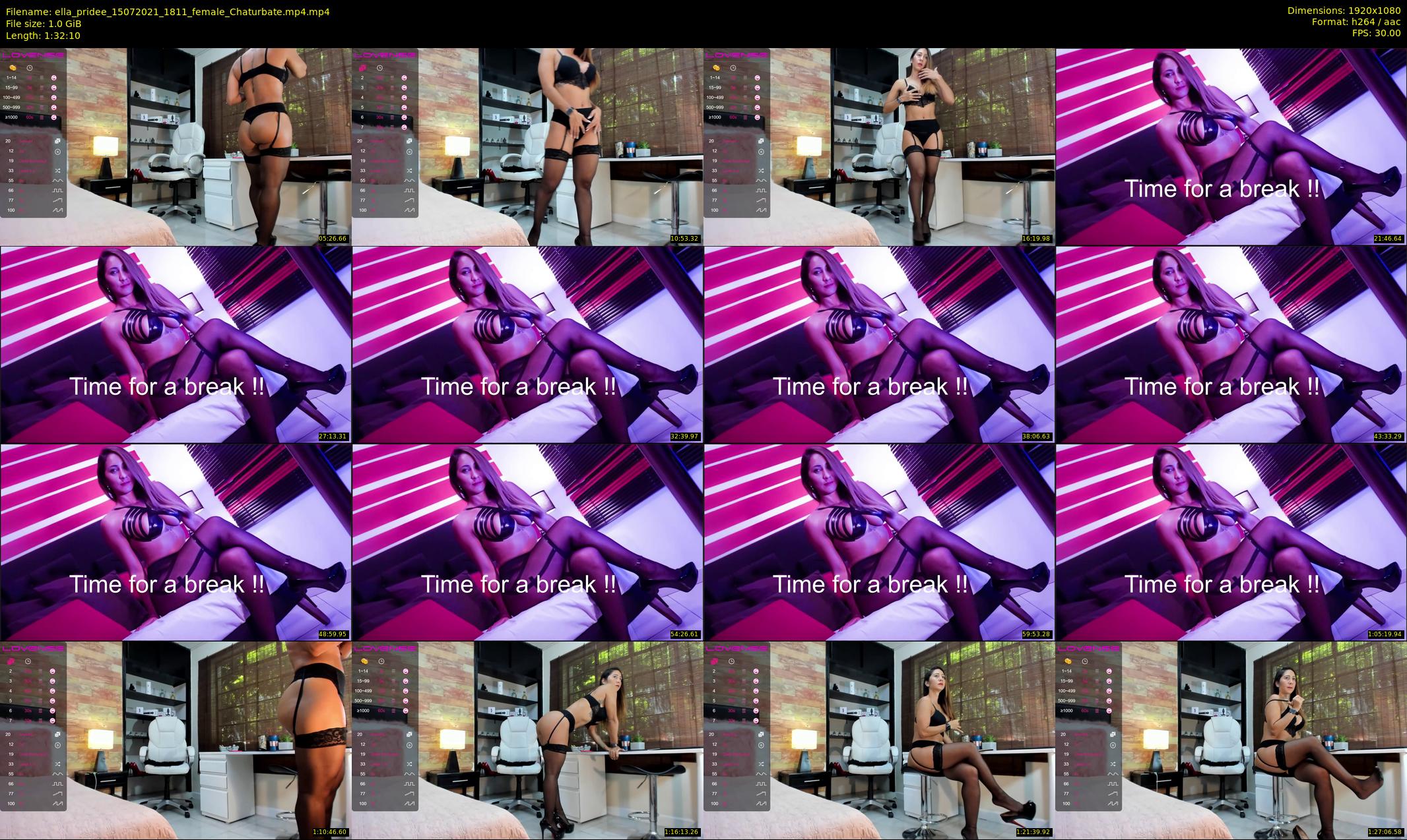 ella_pridee — 93 minute Chaturbate female cam show recording, 1080p, Jul 15, 2021