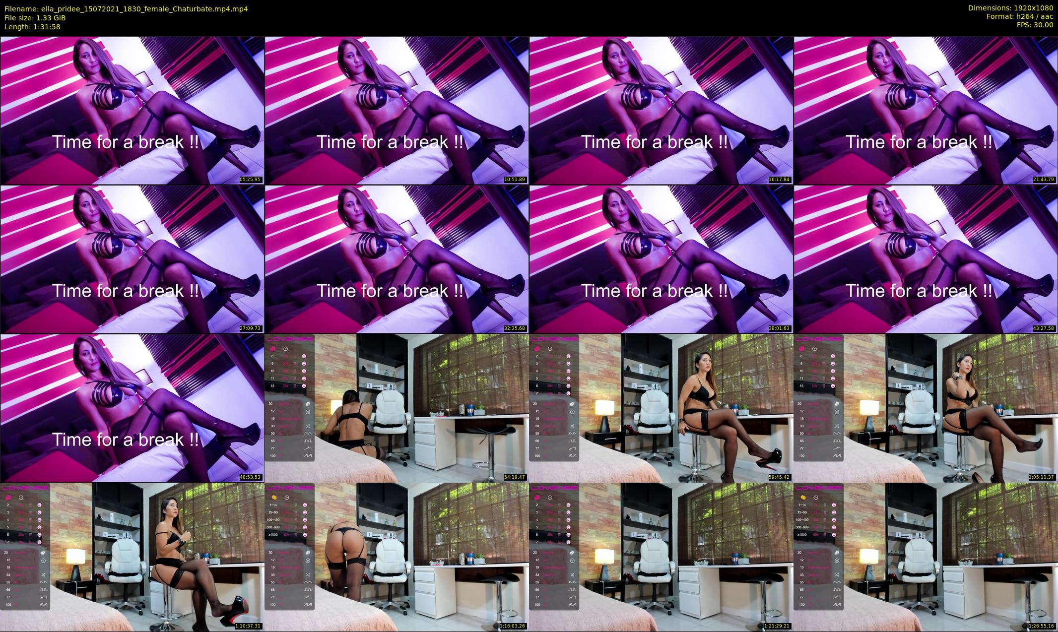 ella_pridee — 92 minute Chaturbate female cam show recording, 1080p, Jul 15, 2021