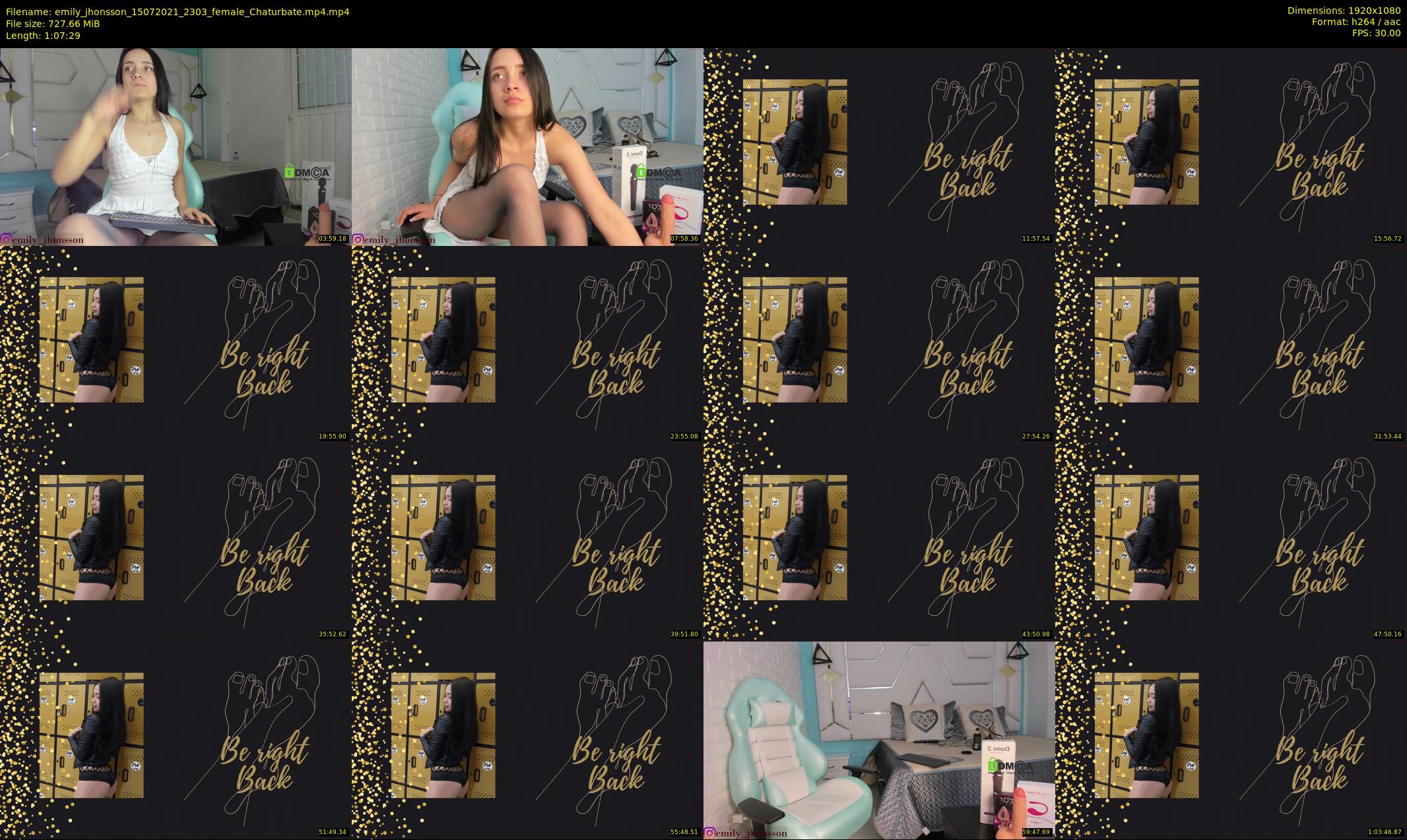 emily_jhonsson — 68 minute Chaturbate female cam show recording, 1080p, Jul 15, 2021