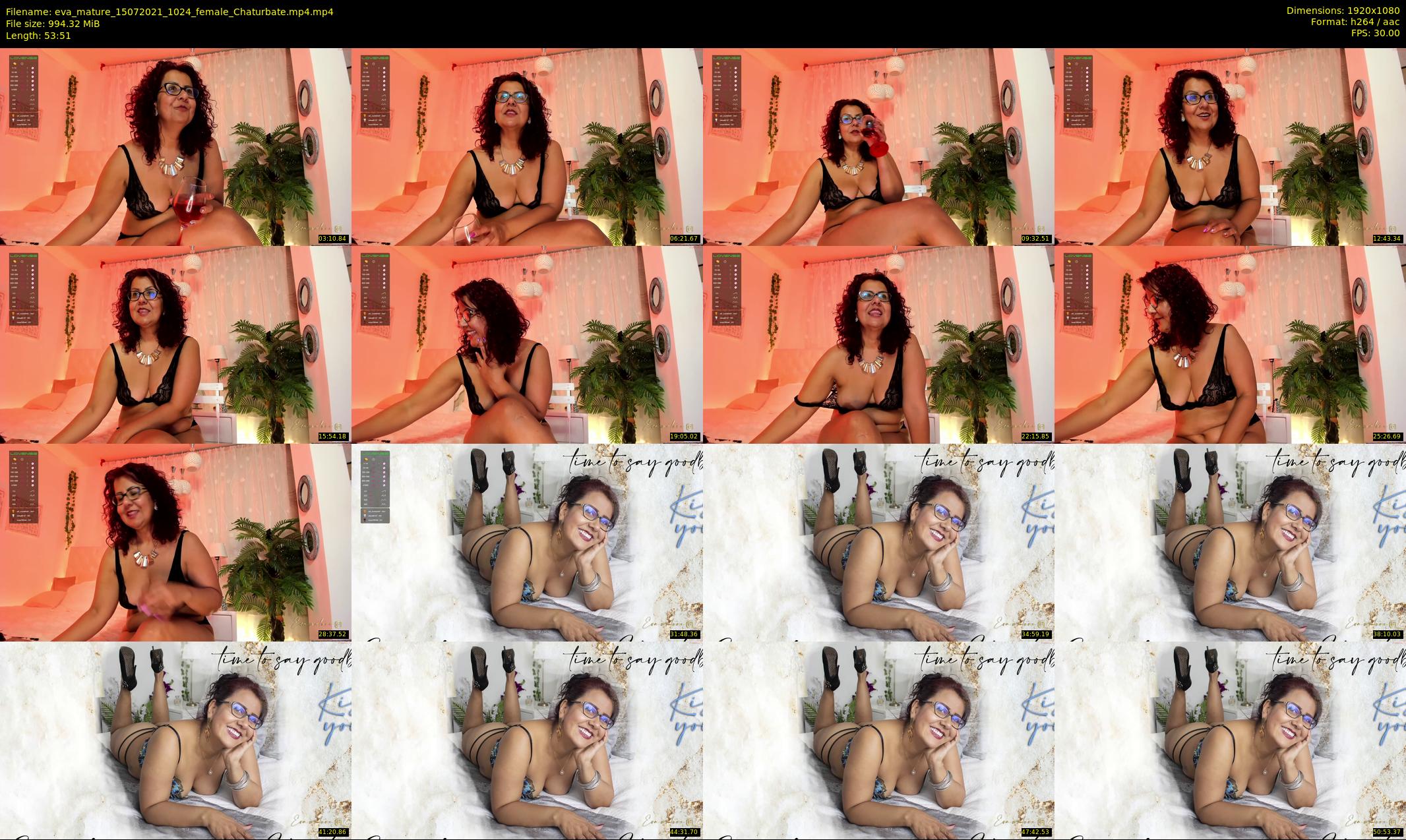 eva_mature — 54 minute Chaturbate female cam show recording, 1080p, Jul 15, 2021