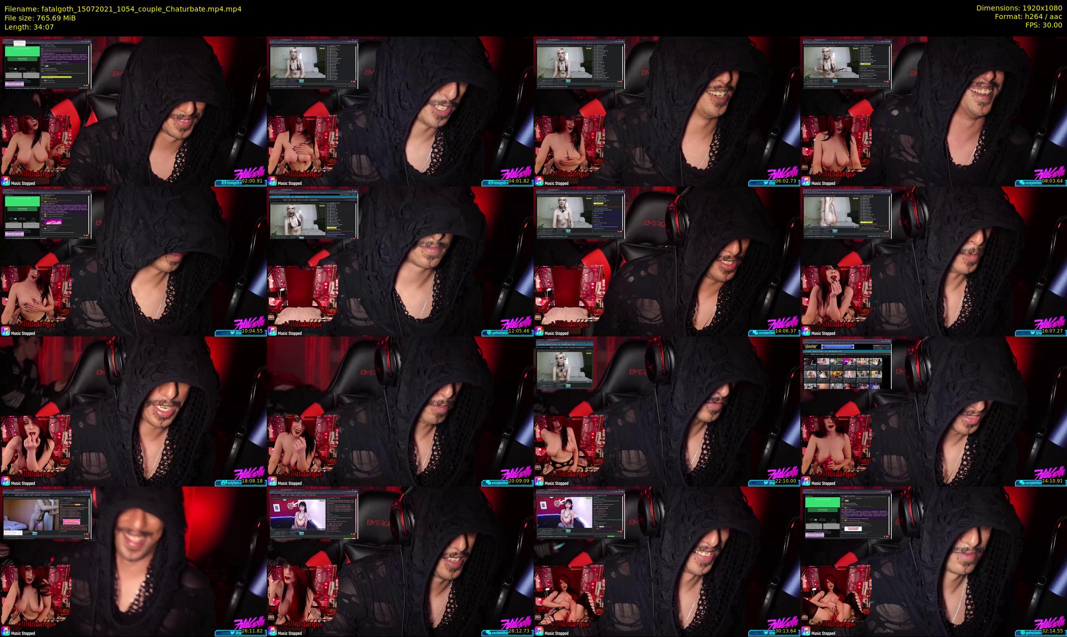 fatalgoth — 35 minute Chaturbate couple cam show recording, 1080p, Jul 15, 2021