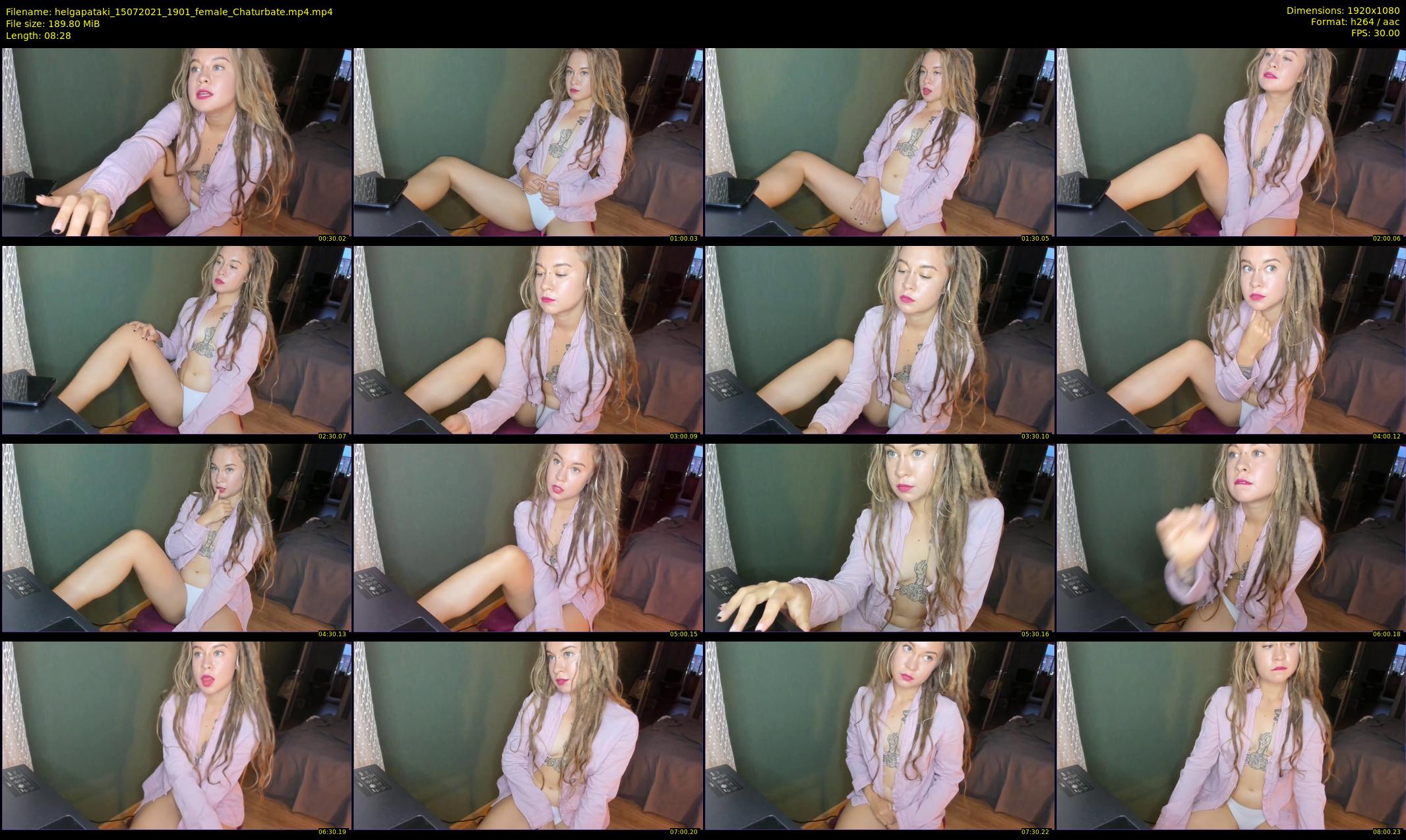 helgapataki — 9 minute Chaturbate female cam show recording, 1080p, Jul 15, 2021