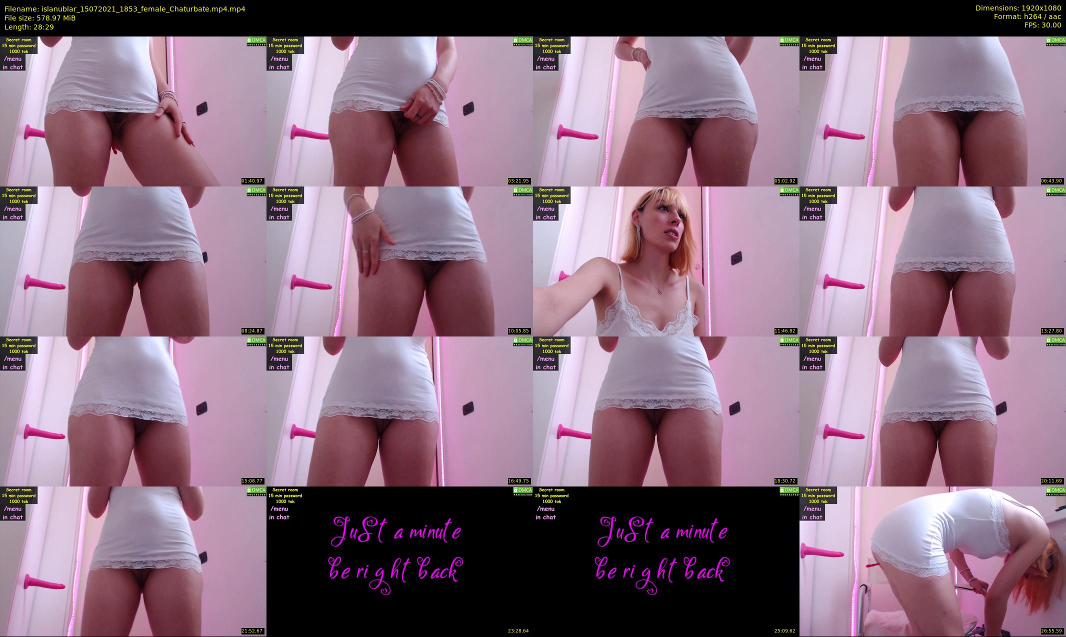 islanublar — 29 minute Chaturbate female cam show recording, 1080p, Jul 15, 2021