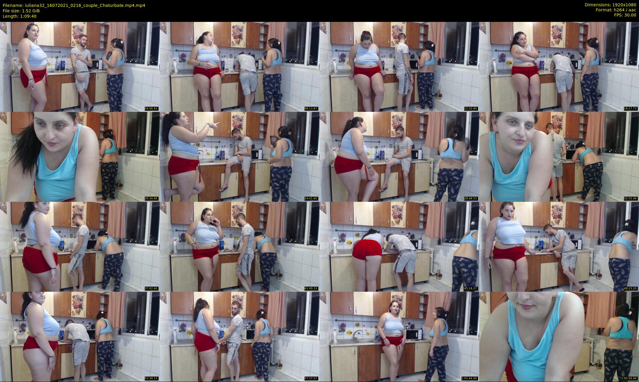 iuliana32 — 70 minute Chaturbate couple cam show recording, 1080p, Jul 16, 2021