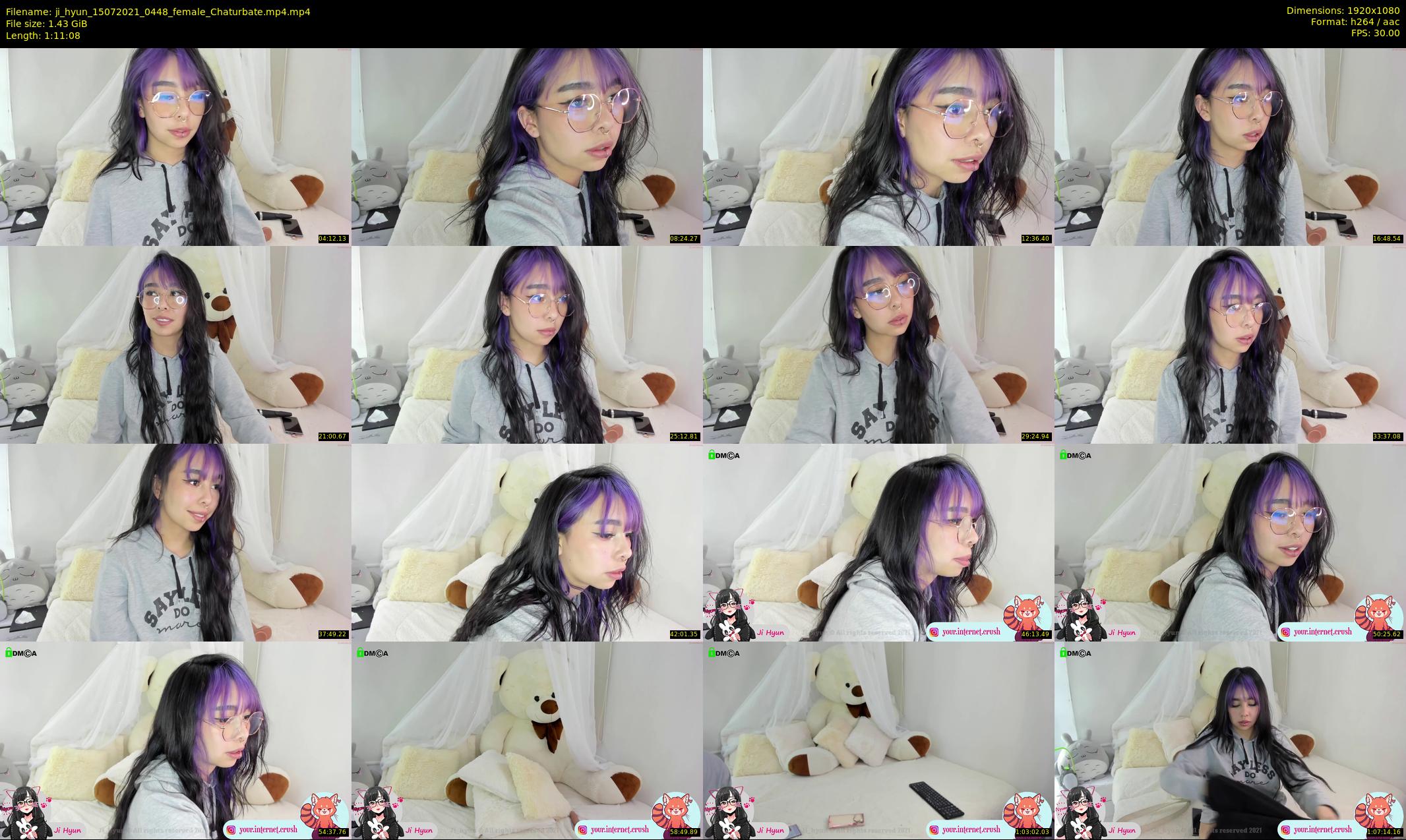 ji_hyun — 72 minute Chaturbate female cam show recording, 1080p, Jul 15, 2021