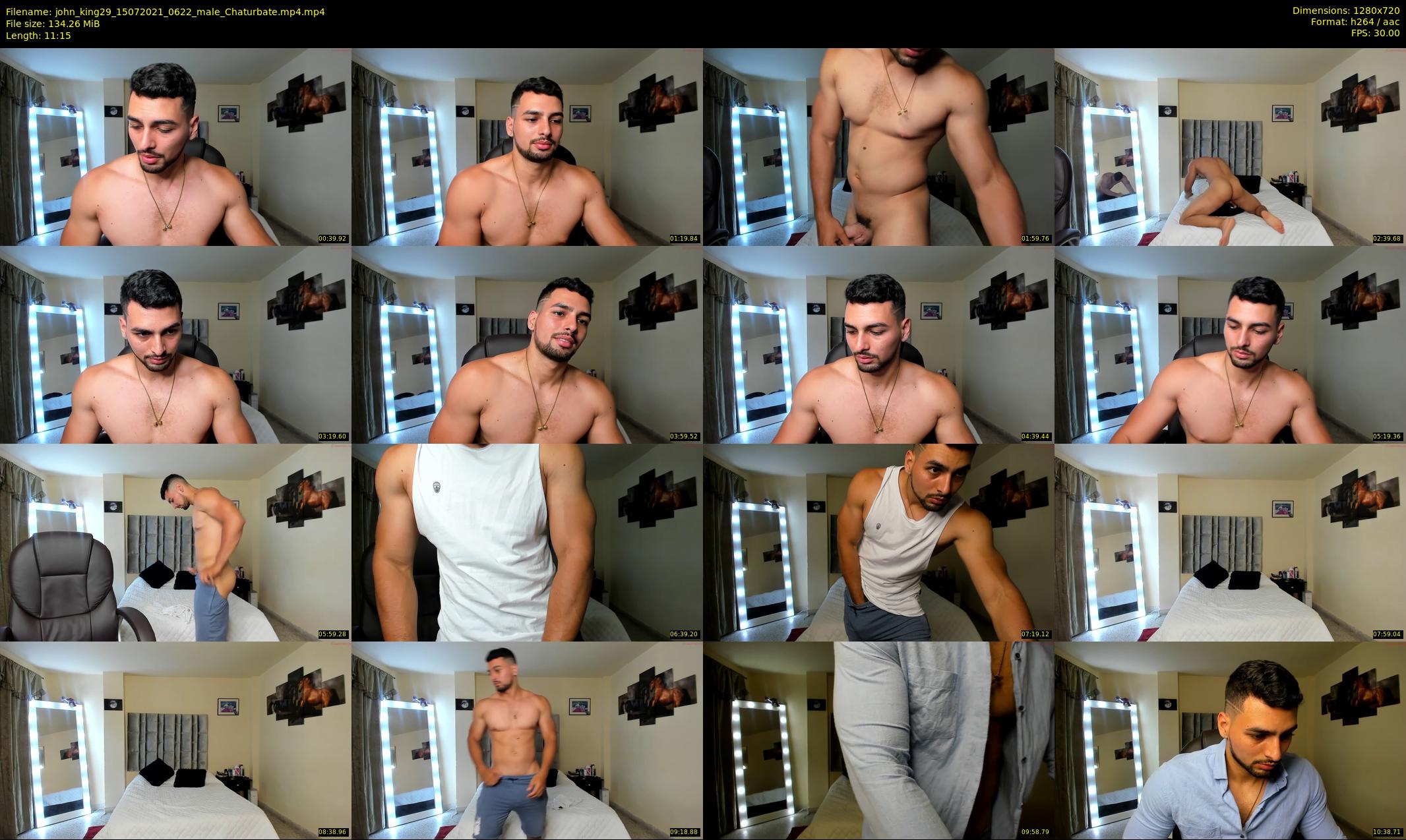 john_king29 — 12 minute Chaturbate male cam show recording, 720p, Jul 15, 2021